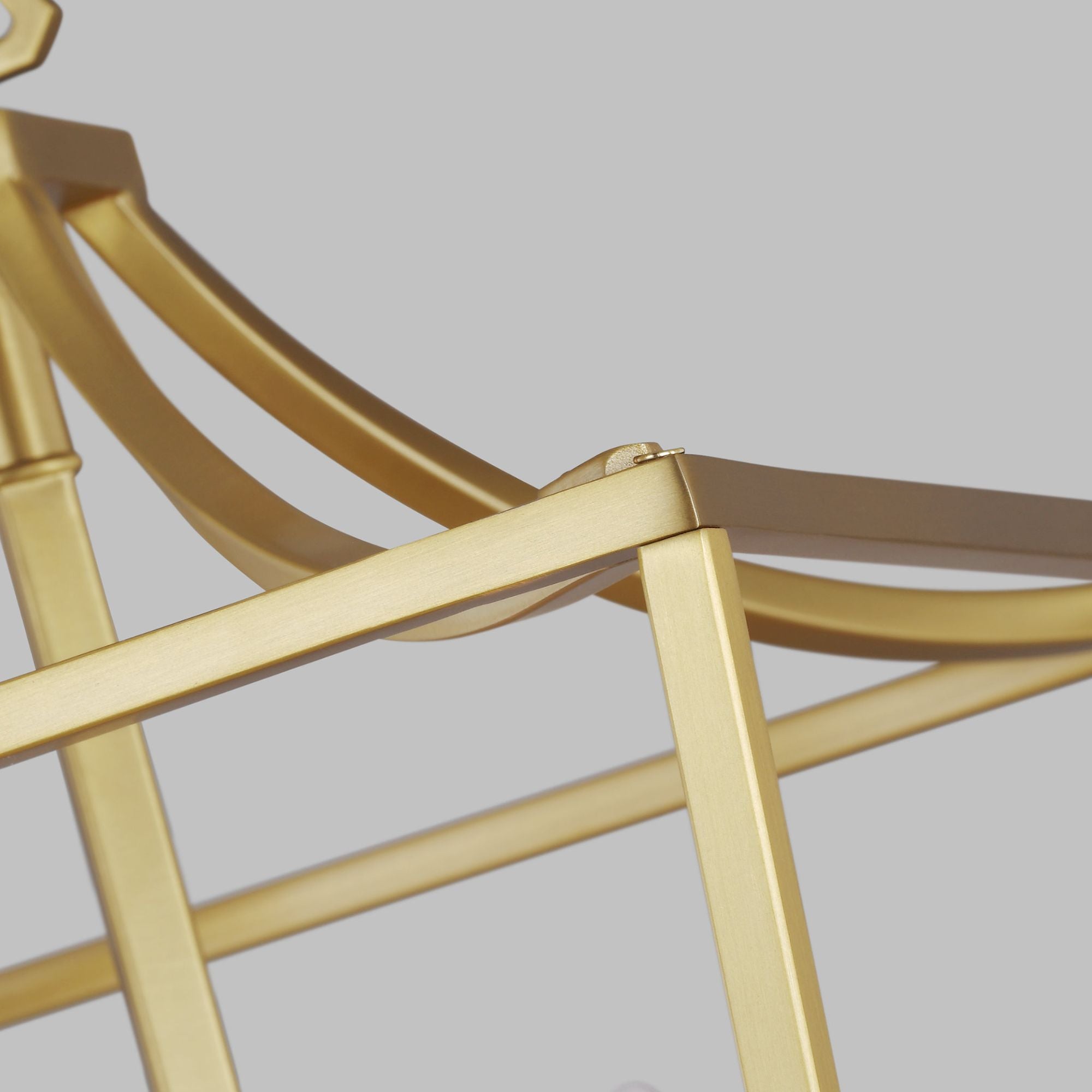 Chapman & Myers Southold Mini Lantern in Burnished Brass