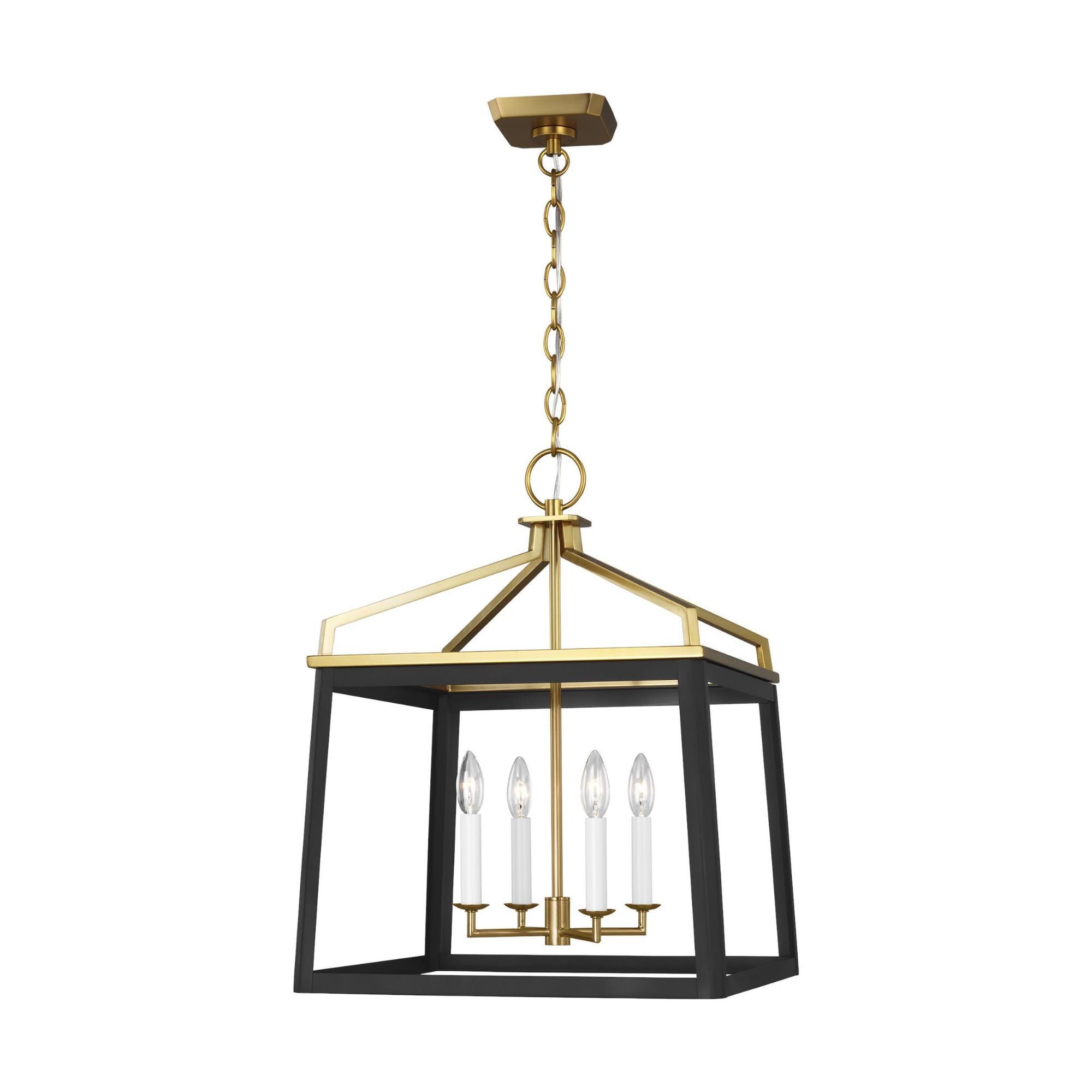 Chapman & Myers Carlow Large Lantern in Midnight Black