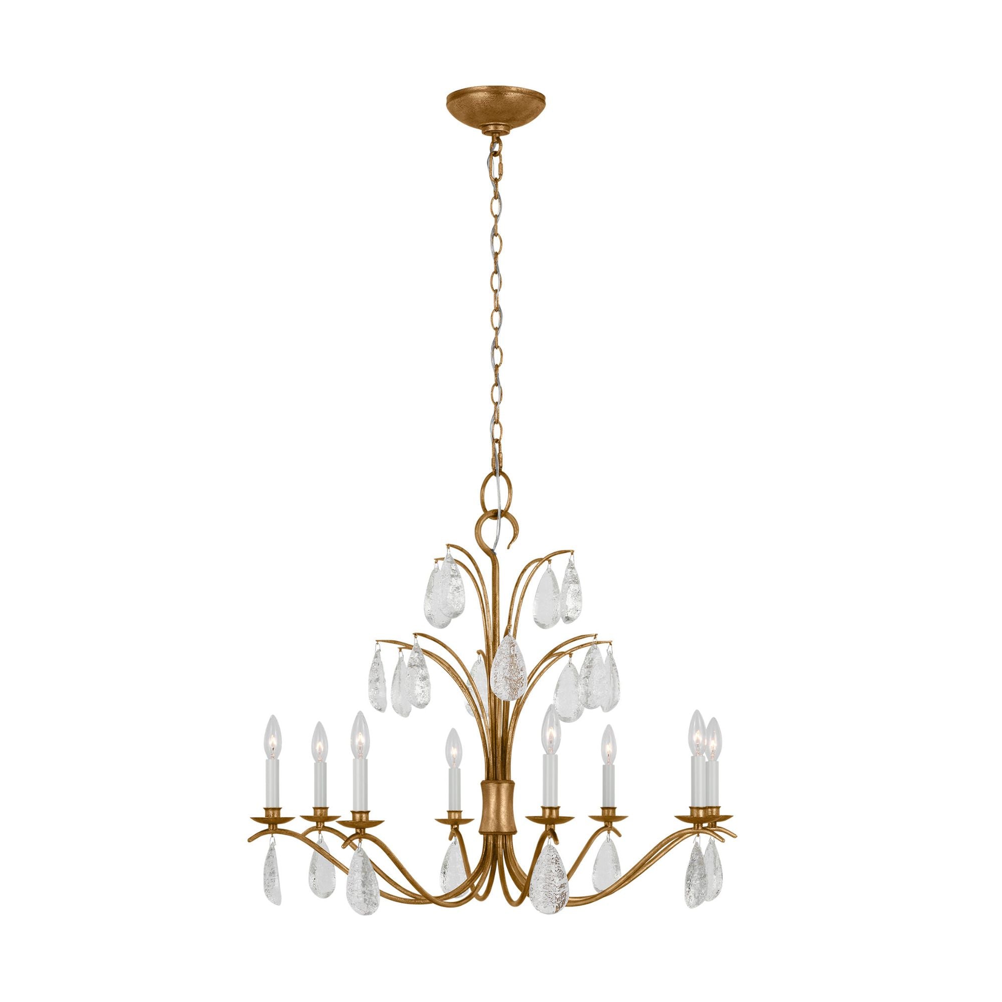 Chapman & Myers Shannon Large Chandelier in Antique Gild
