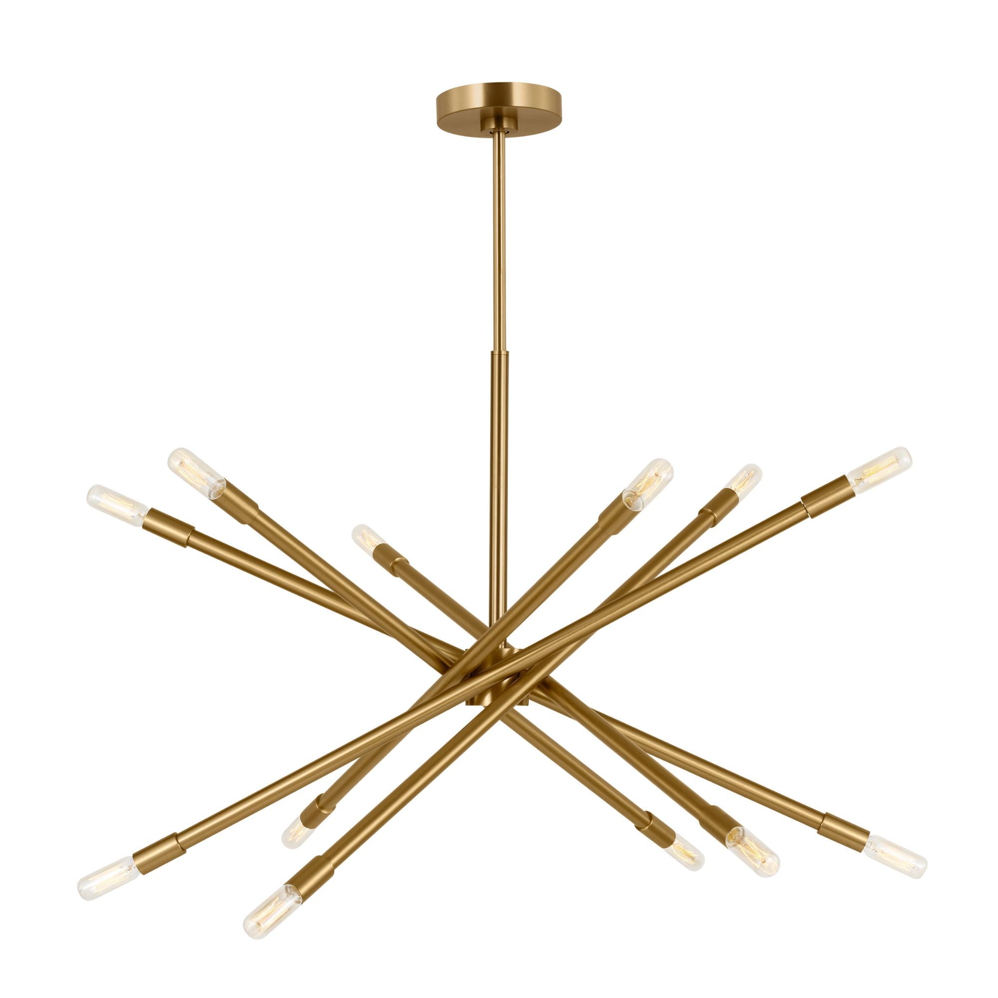 Chapman & Myers Eastyn Large Chandelier in Burnished Brass