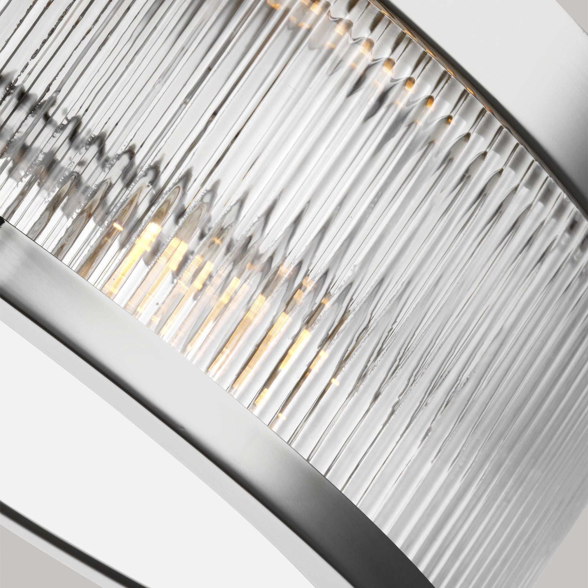 Chapman & Myers Geneva Flush Mount in Polished Nickel