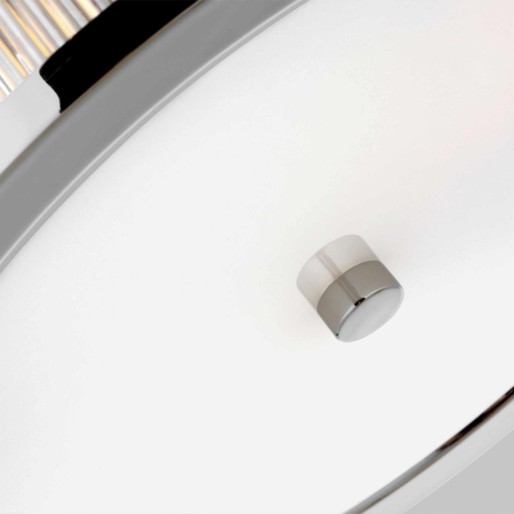 Chapman & Myers Geneva Flush Mount in Polished Nickel