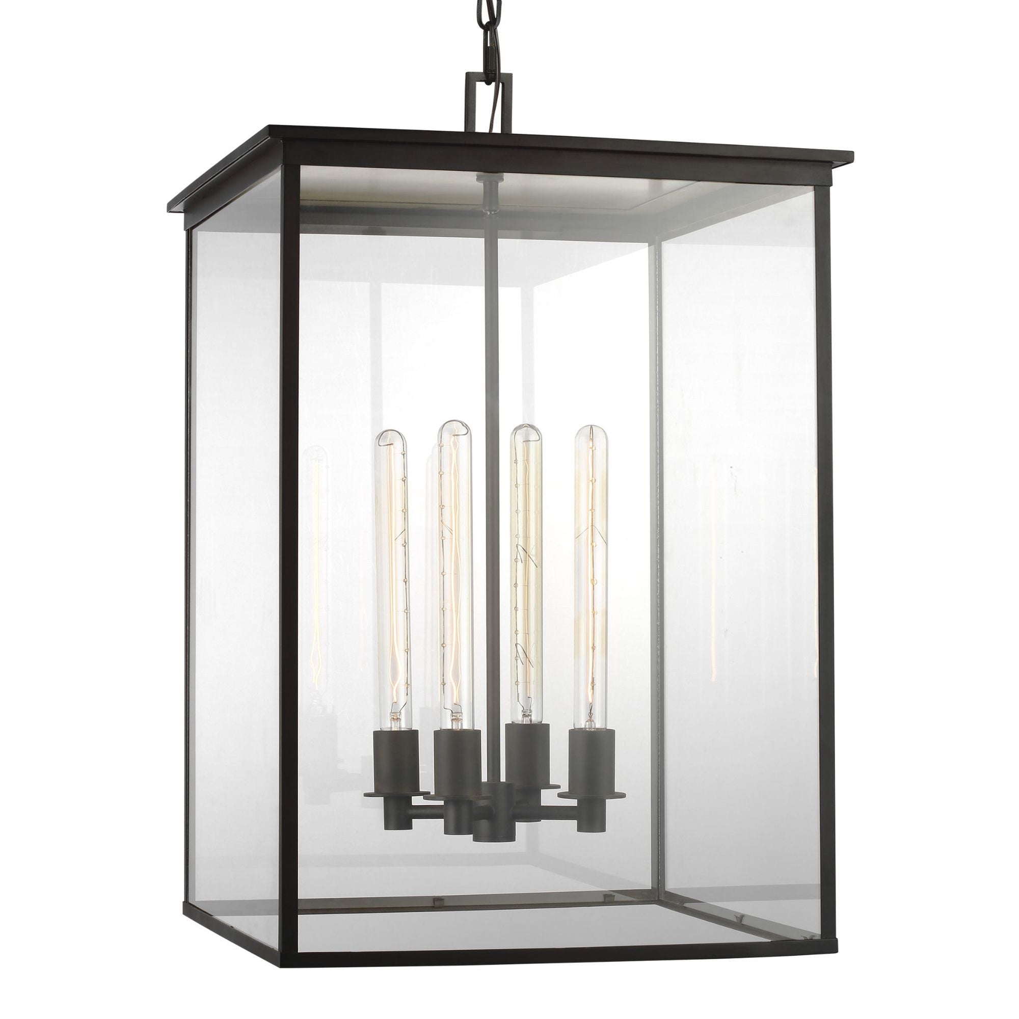 Chapman & Myers Freeport Large Outdoor Pendant in Heritage Copper