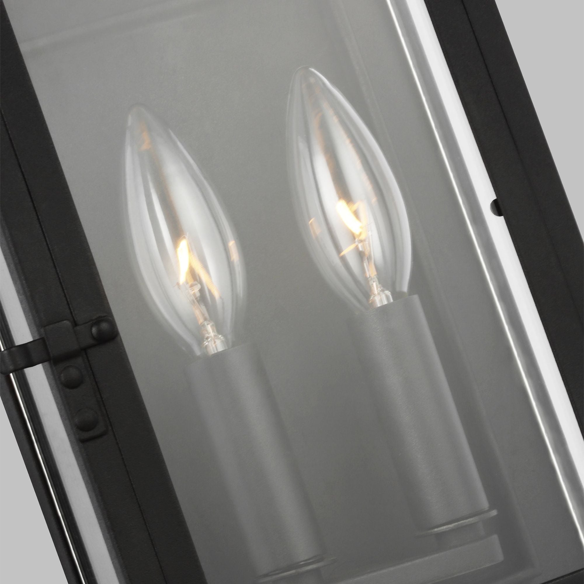 Chapman & Myers Hingham Small Outdoor Wall Lantern in Textured Black