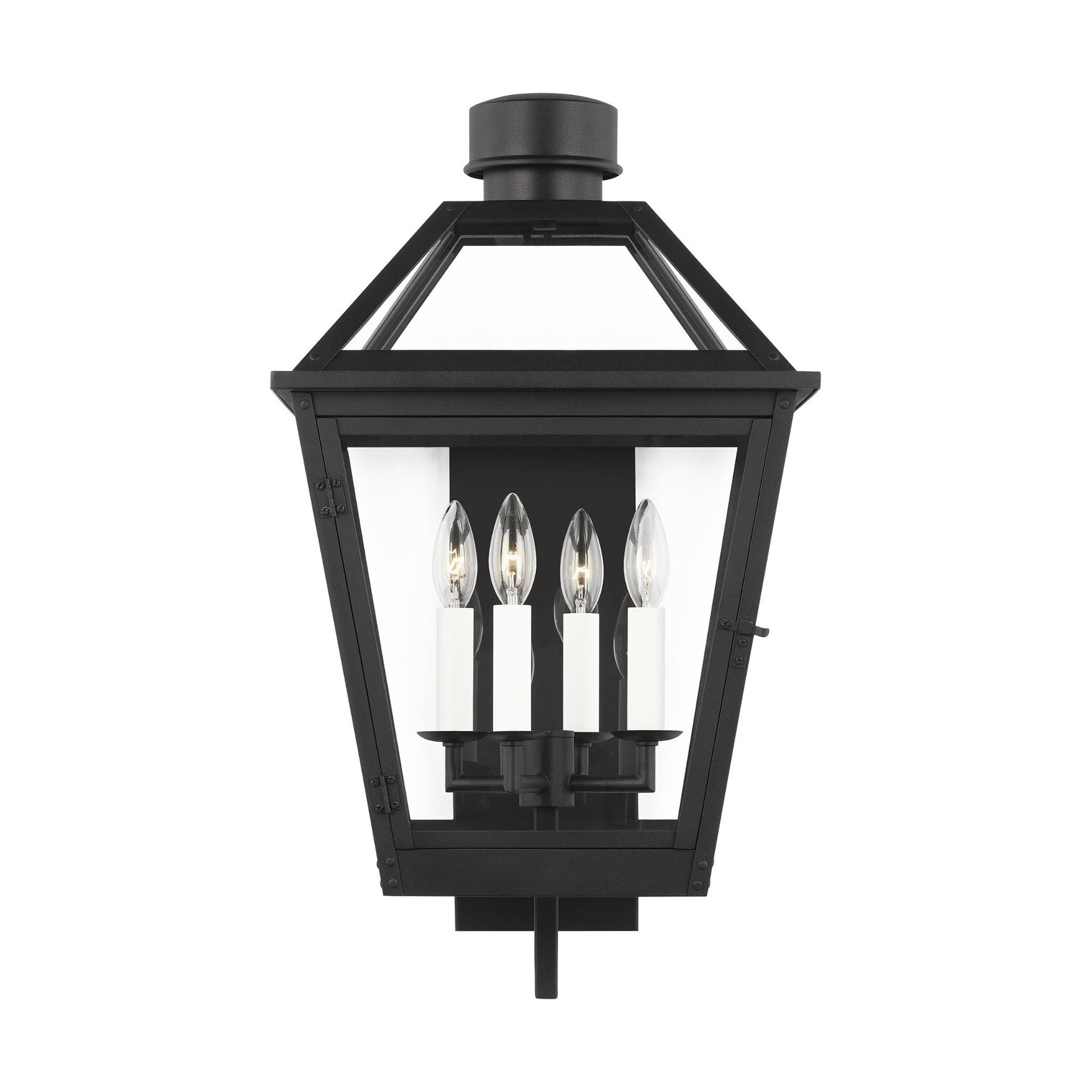 Chapman & Myers Hyannis Large Lantern in Textured Black