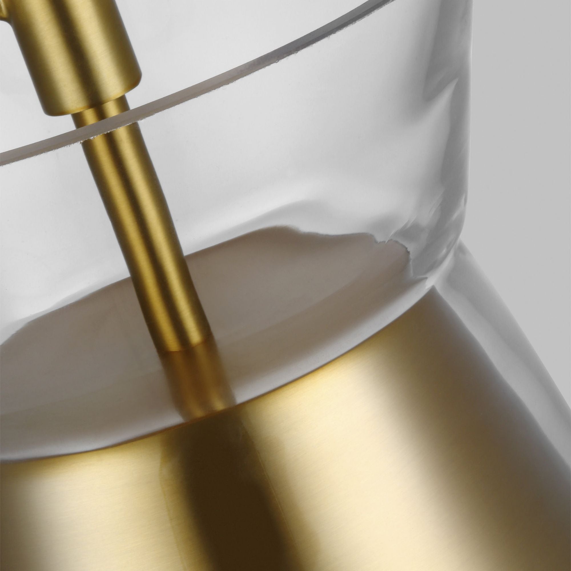 Chapman & Myers Atlantic Narrow Pendant in Burnished Brass