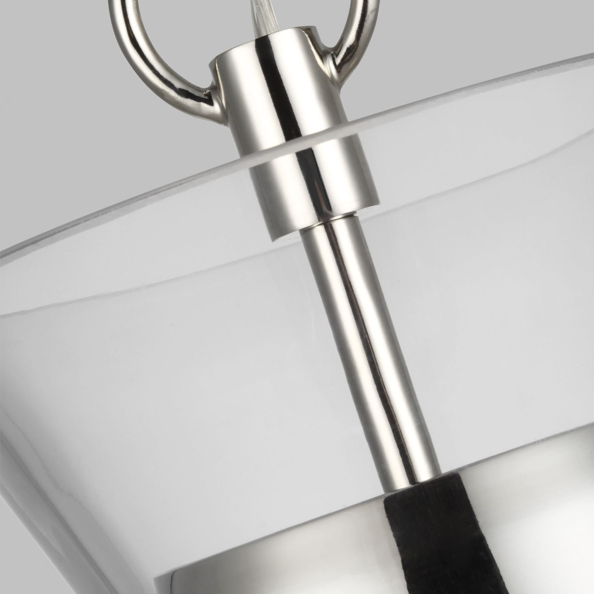 Chapman & Myers Atlantic Narrow Pendant in Polished Nickel