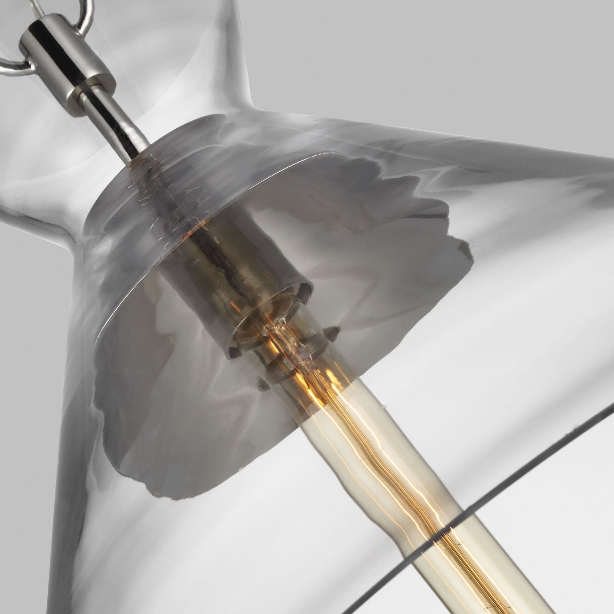 Chapman & Myers Atlantic Wide Pendant in Polished Nickel