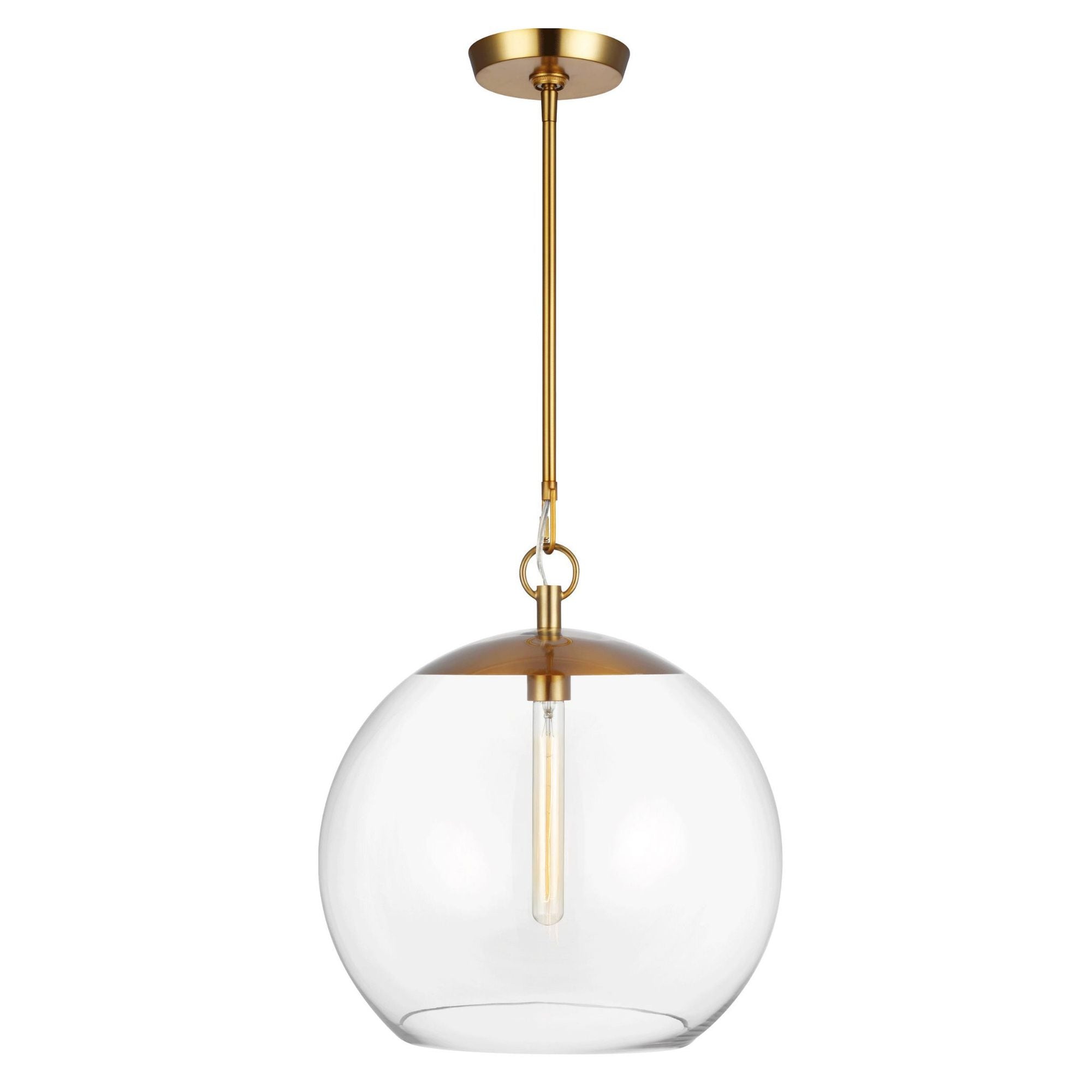 Chapman & Myers Atlantic Round Pendant in Burnished Brass