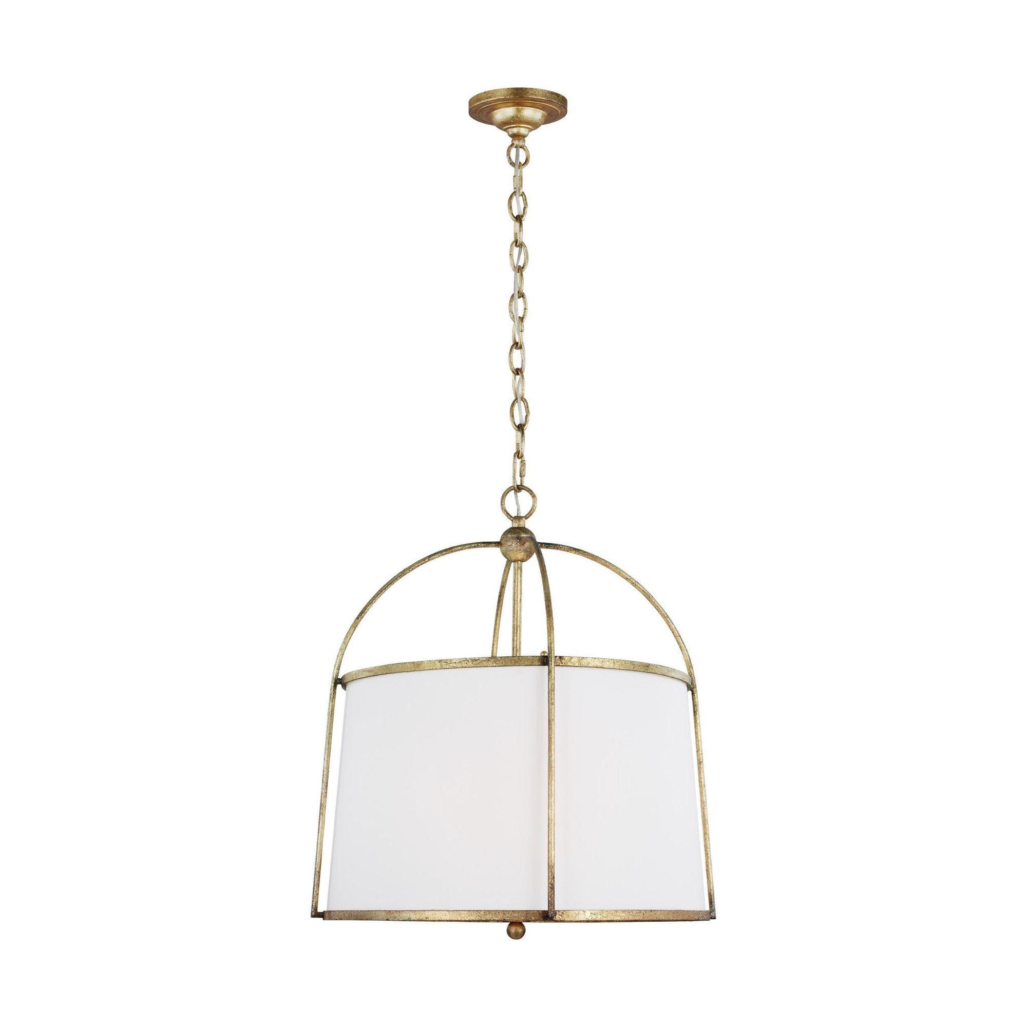 Chapman & Myers Stonington Hanging Shade in Antique Gild