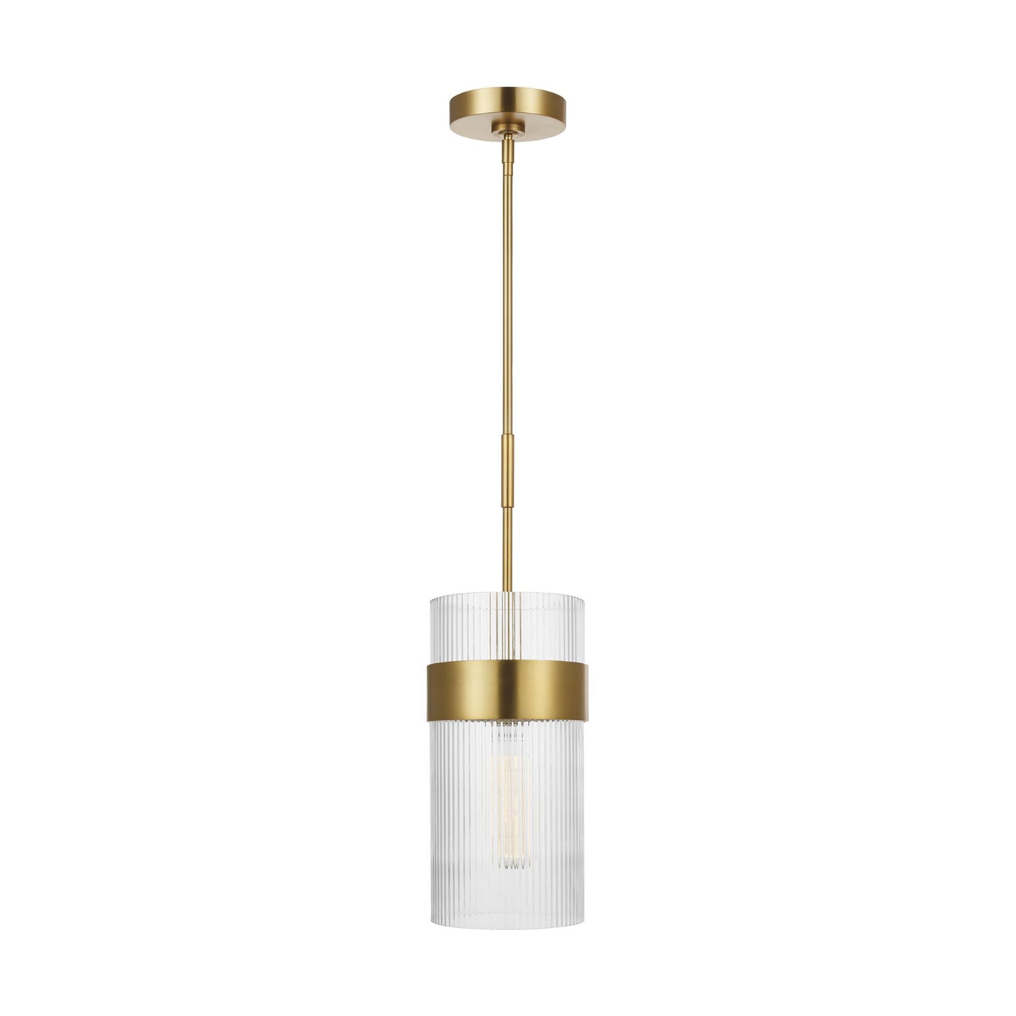 Chapman & Myers Geneva Large Pendant in Burnished Brass