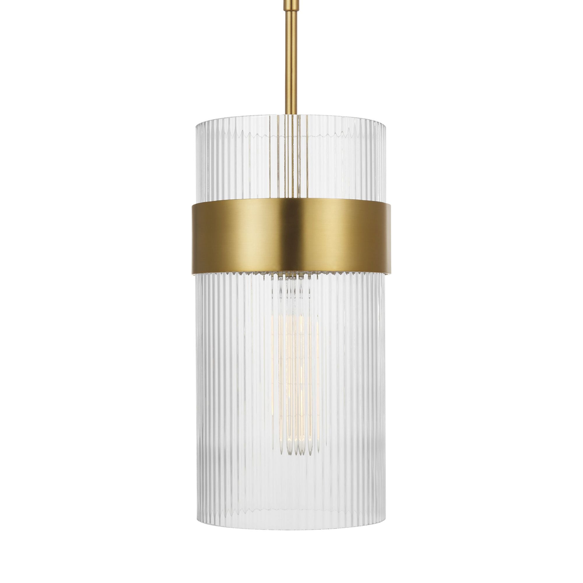 Chapman & Myers Geneva Large Pendant in Burnished Brass