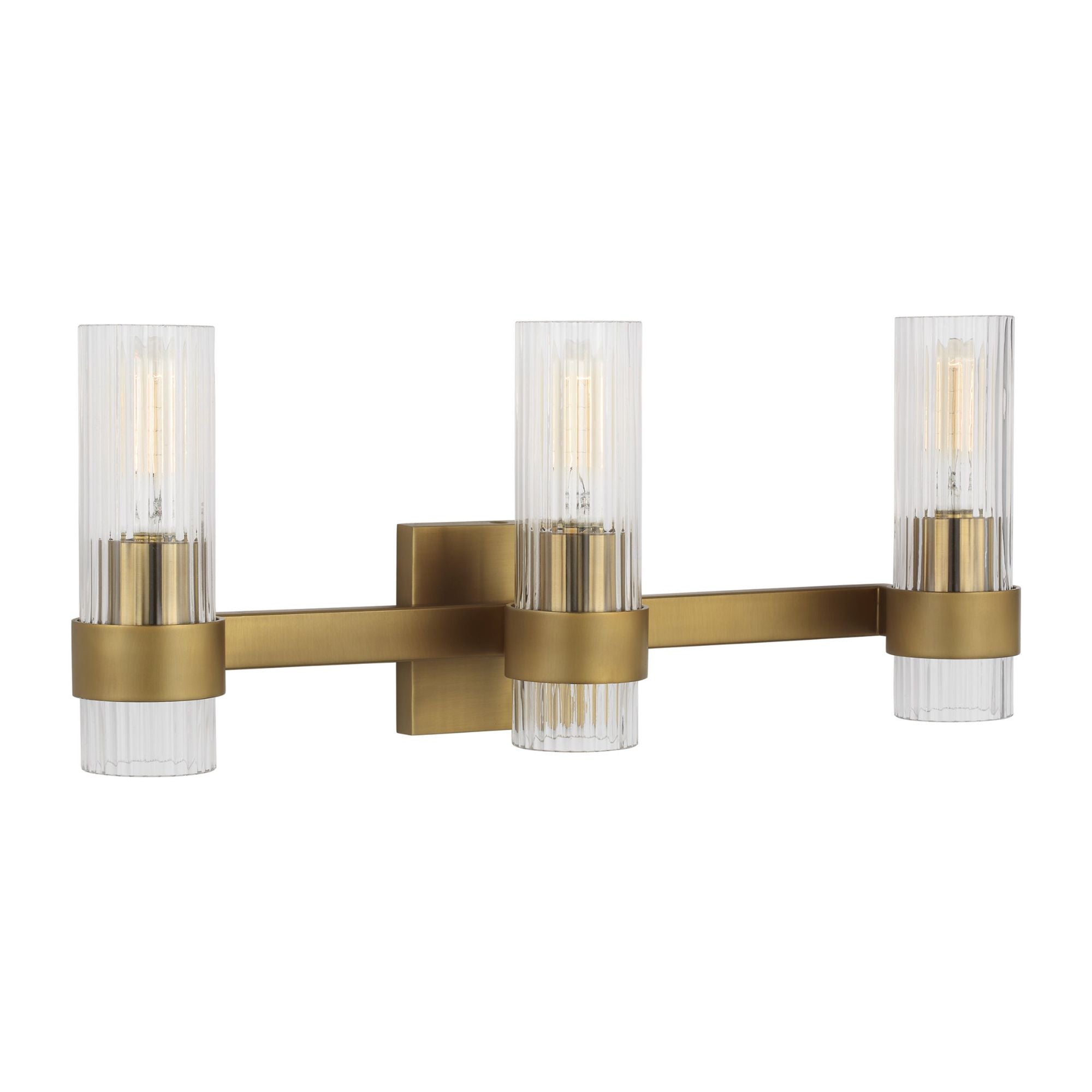 Chapman & Myers Geneva 3 - Light Vanity in Burnished Brass