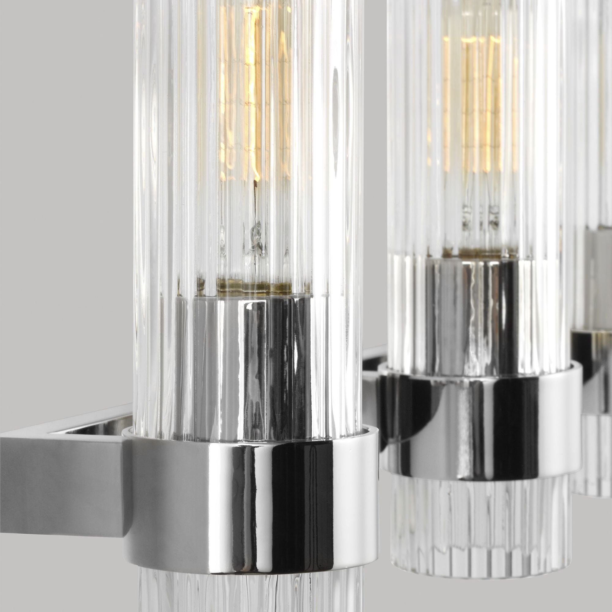 Chapman & Myers Geneva 3 - Light Vanity in Polished Nickel