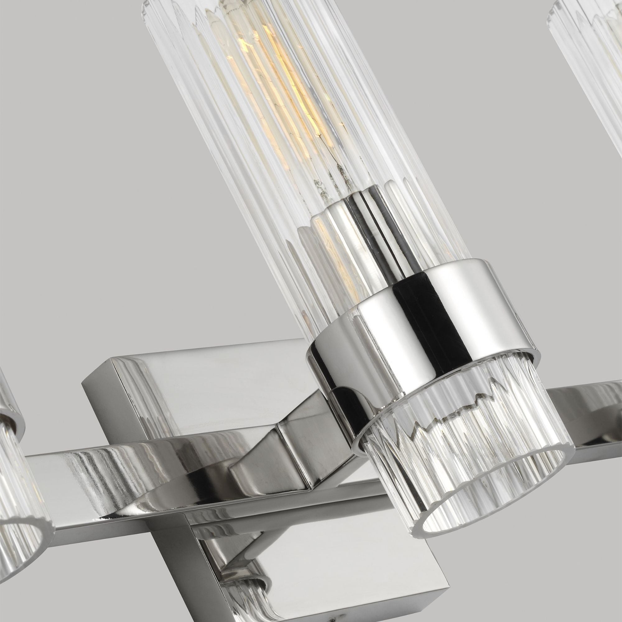 Chapman & Myers Geneva 3 - Light Vanity in Polished Nickel