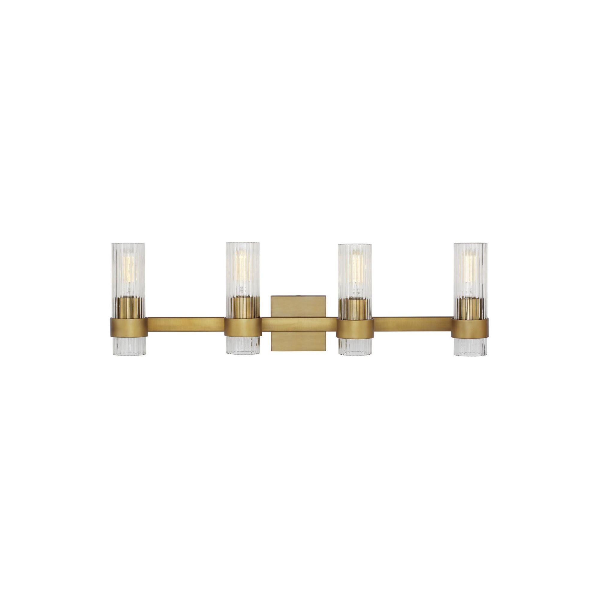 Chapman & Myers Geneva 4 - Light Vanity in Burnished Brass