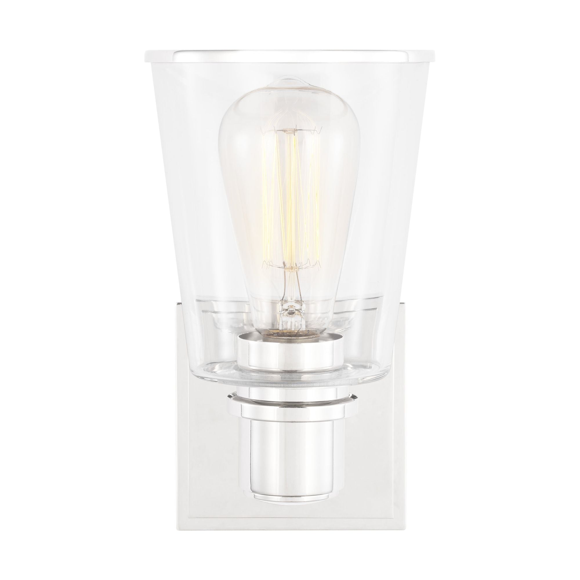 Chapman & Myers Alessa Sconce in Polished Nickel