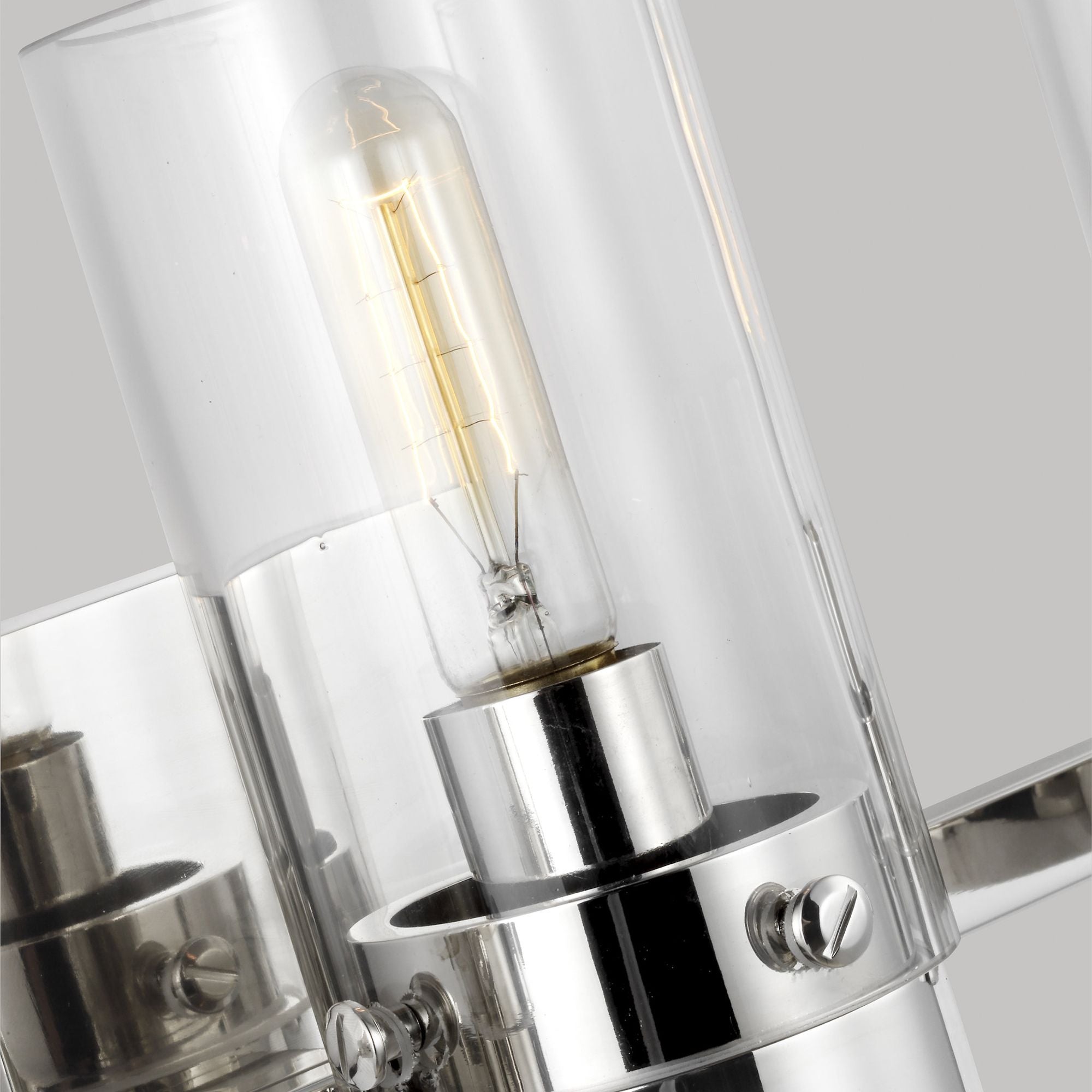 Chapman & Myers Garrett 3 - Light Vanity in Polished Nickel