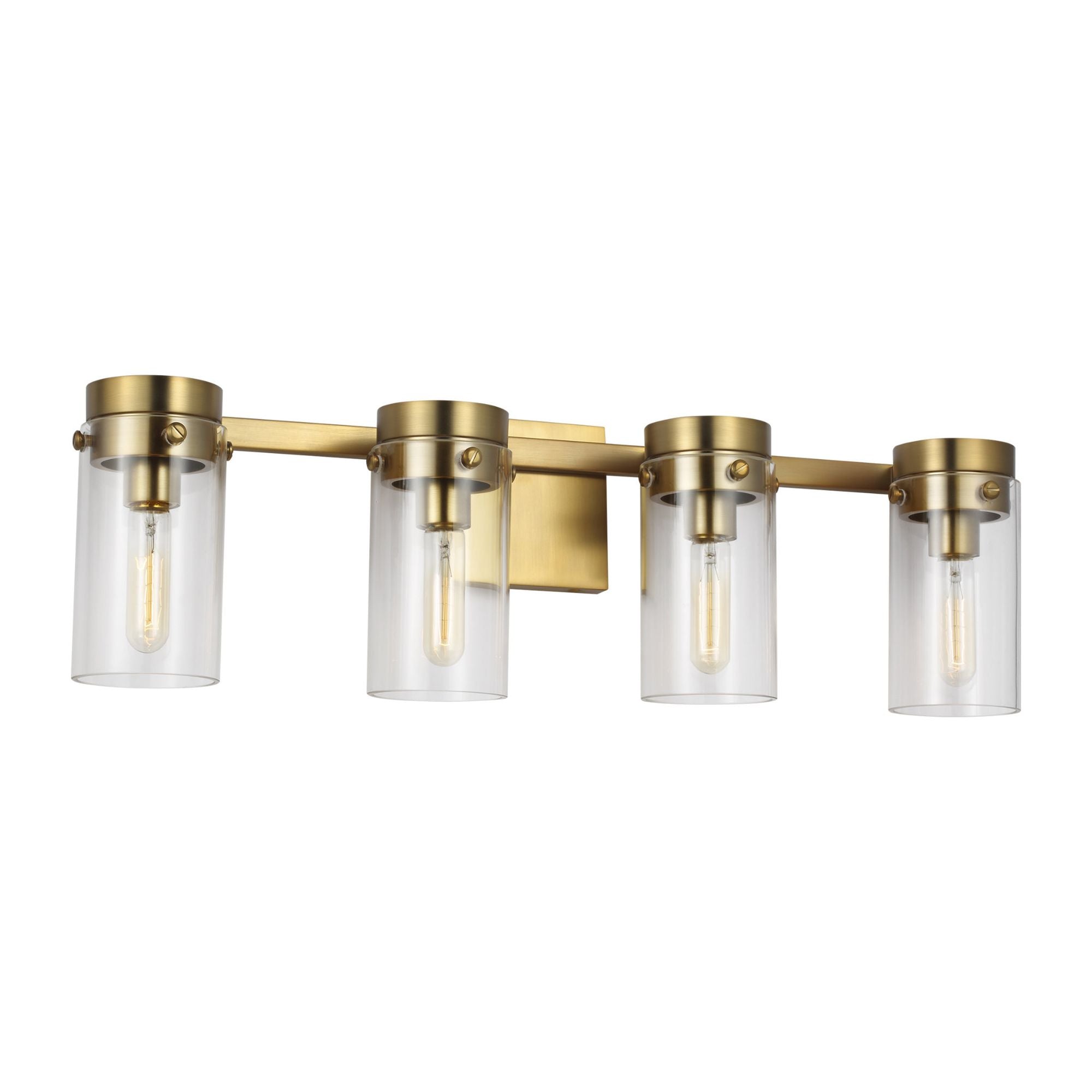 Chapman & Myers Garrett 4 - Light Vanity in Burnished Brass