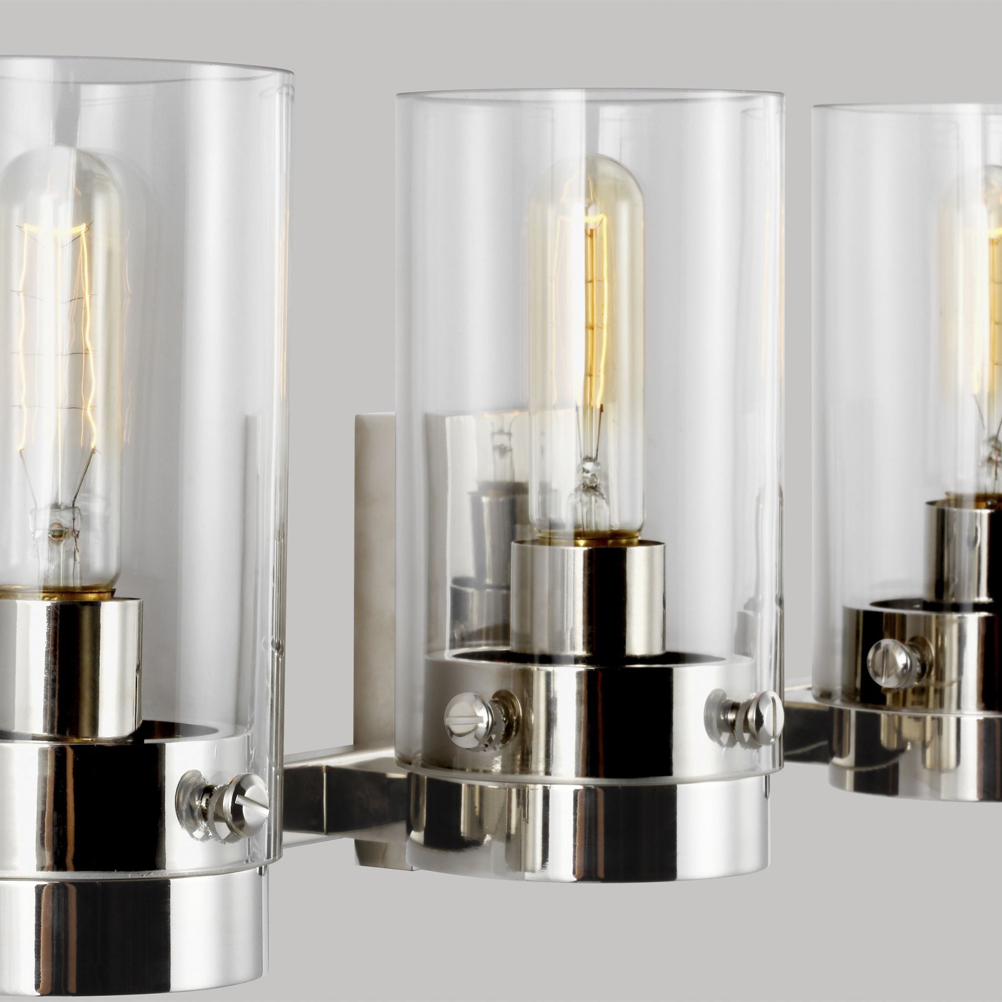 Chapman & Myers Garrett 4 - Light Vanity in Polished Nickel