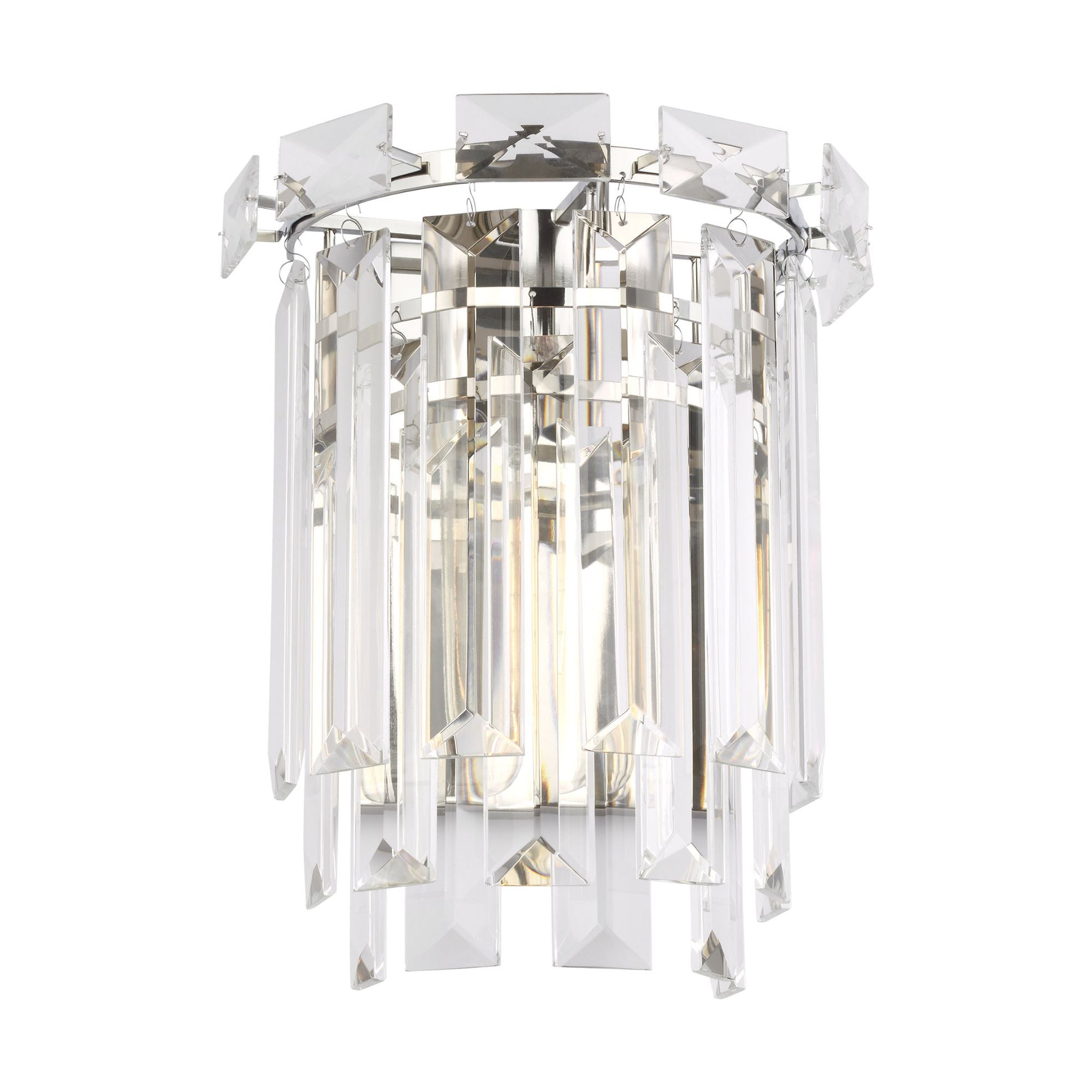 Chapman & Myers Arden Sconce in Polished Nickel