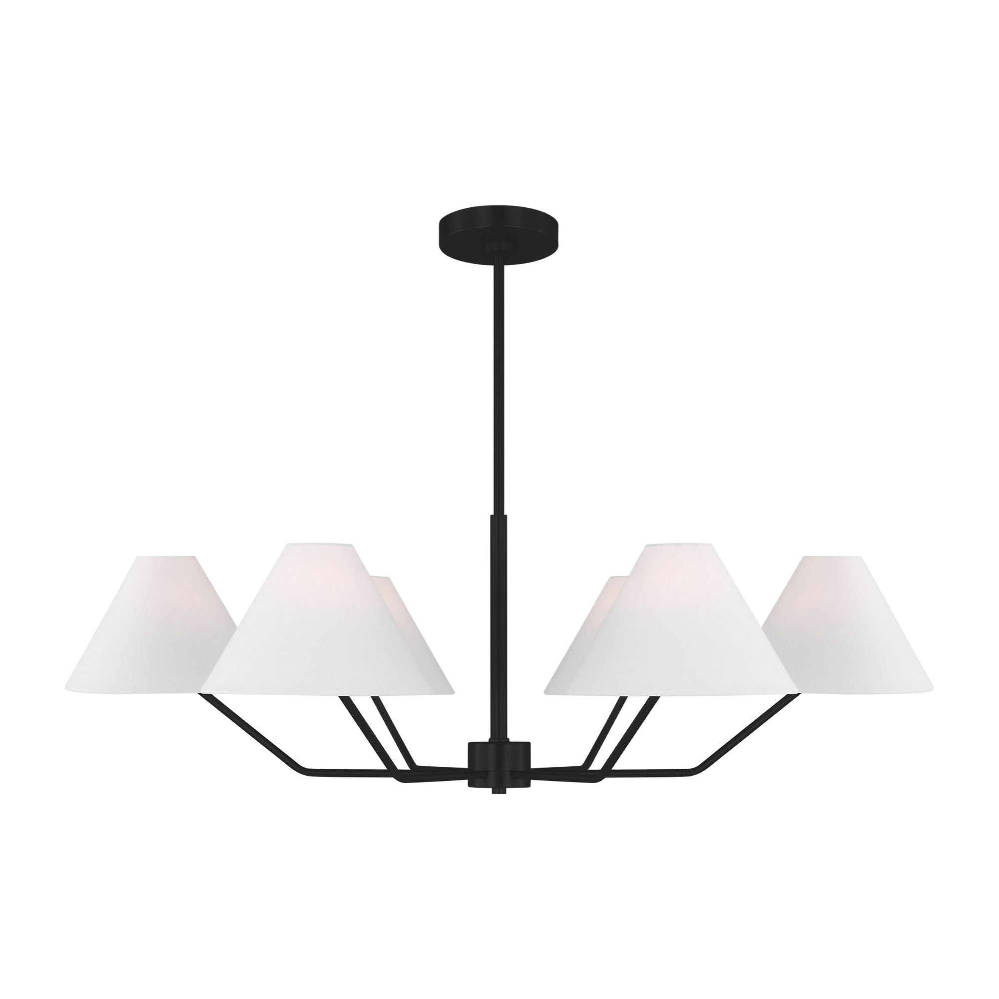 Drew & Jonathan Burke Large Chandelier in Midnight Black