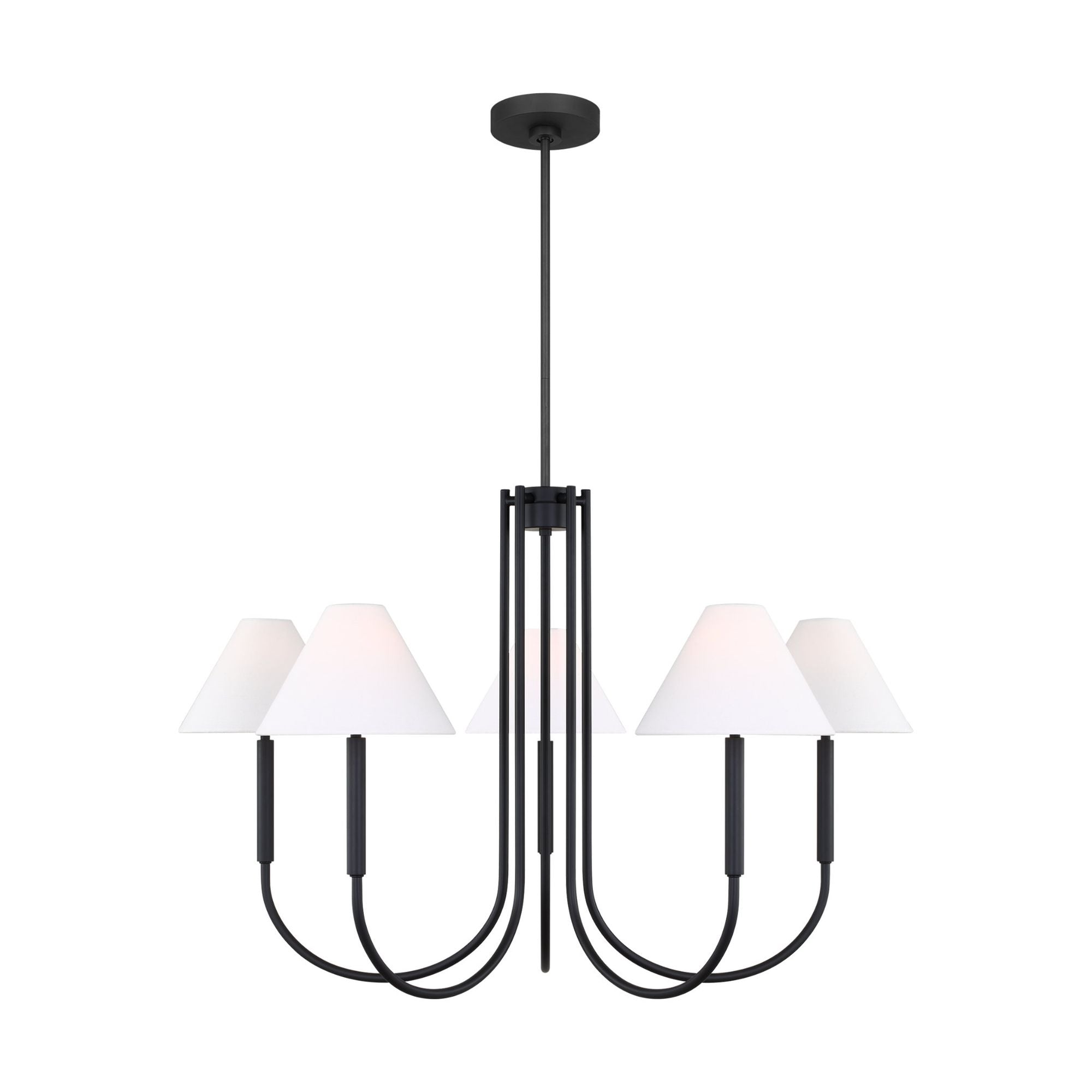 Drew & Jonathan Porteau Large Chandelier in Midnight Black