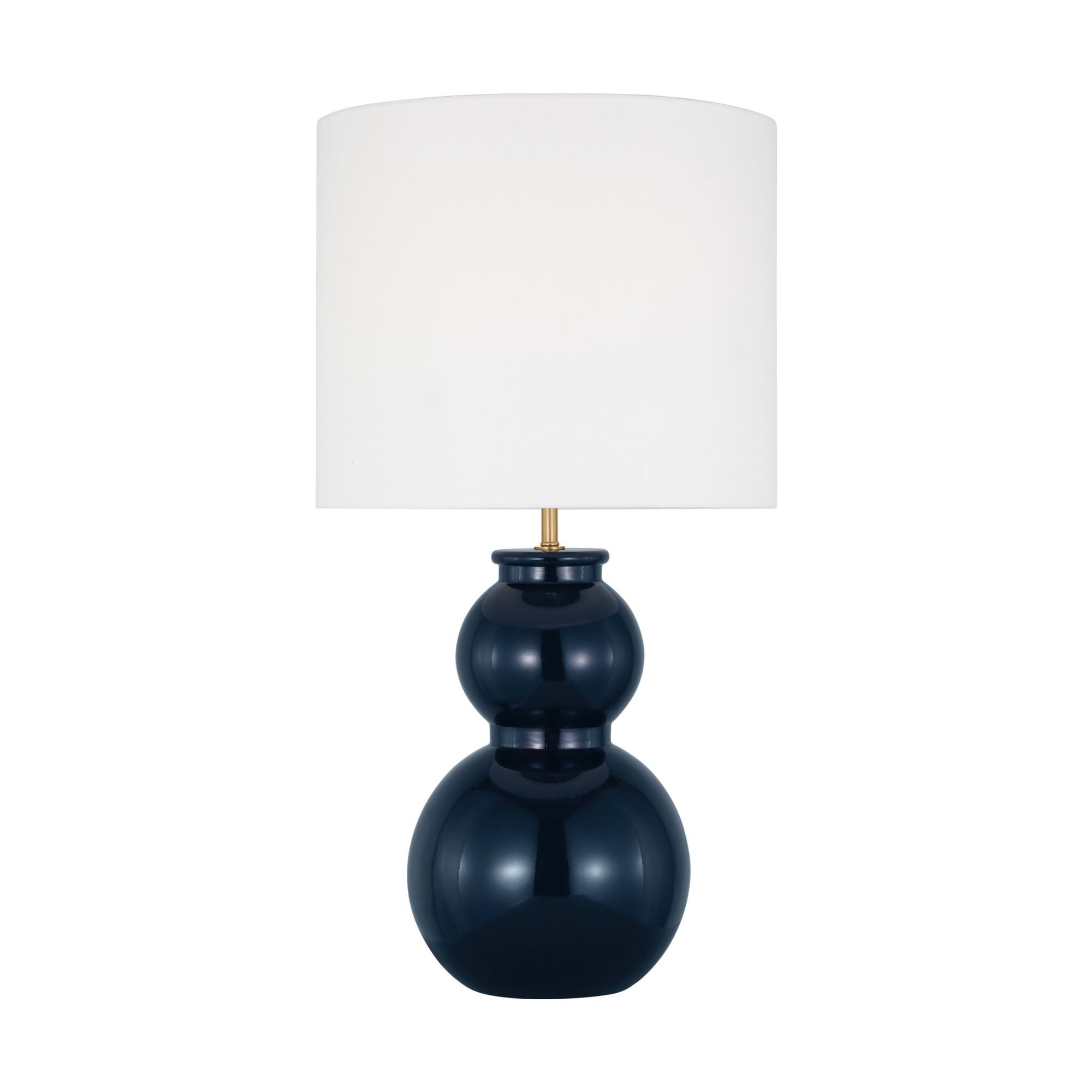 Drew & Jonathan Buckley Medium Table Lamp in Gloss Navy