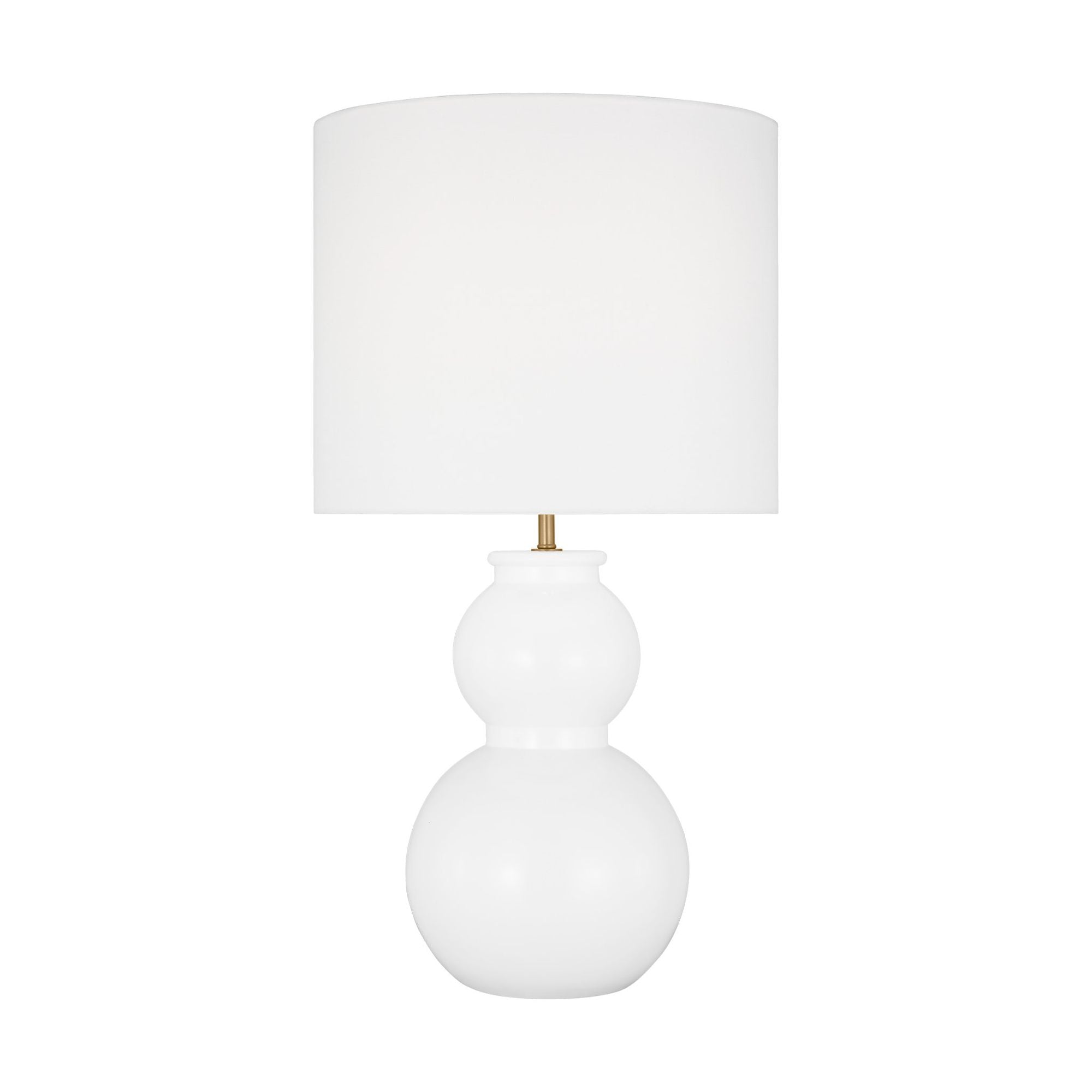 Drew & Jonathan Buckley Medium Table Lamp in Gloss White