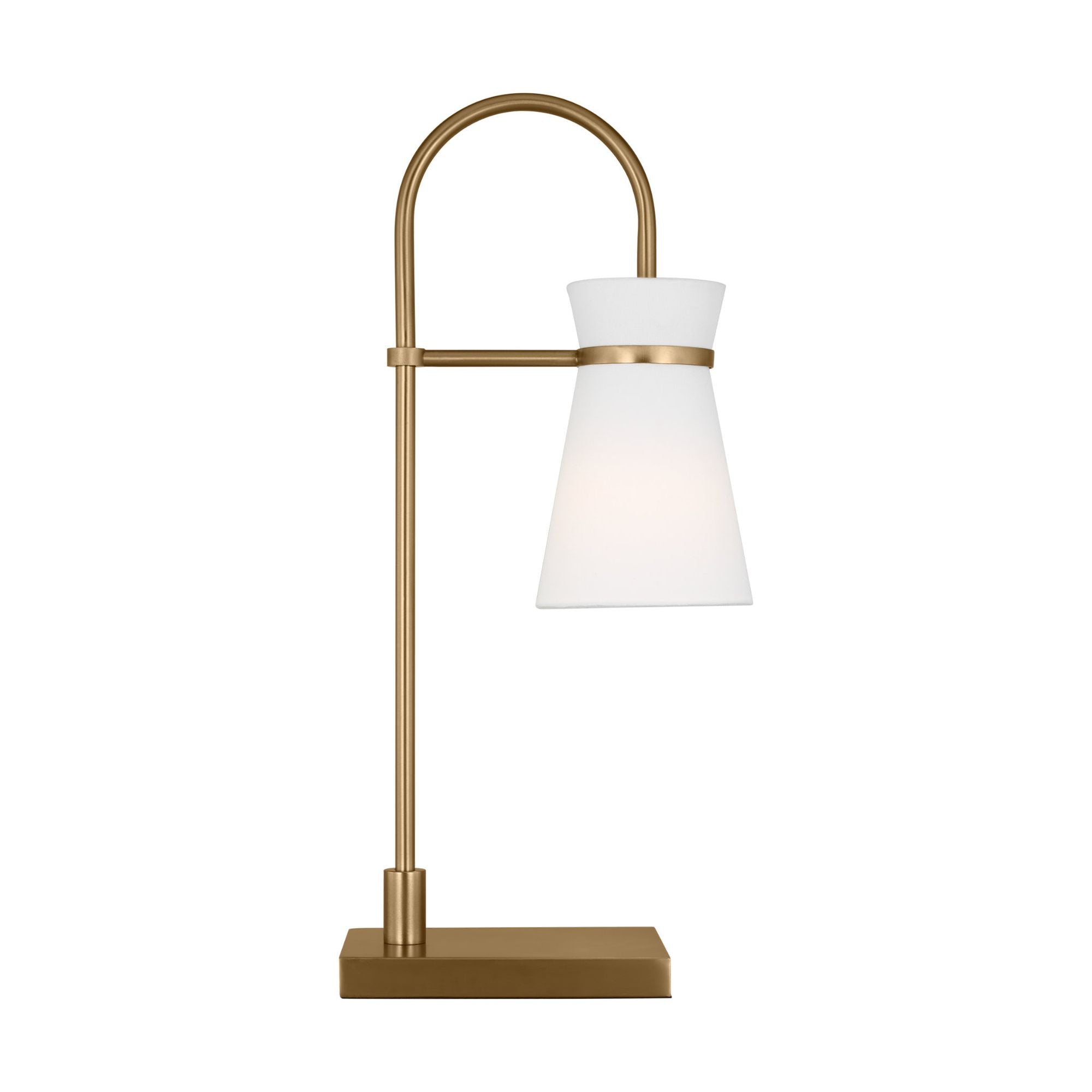 Drew & Jonathan Binx Medium Task Table Lamp in Satin Brass