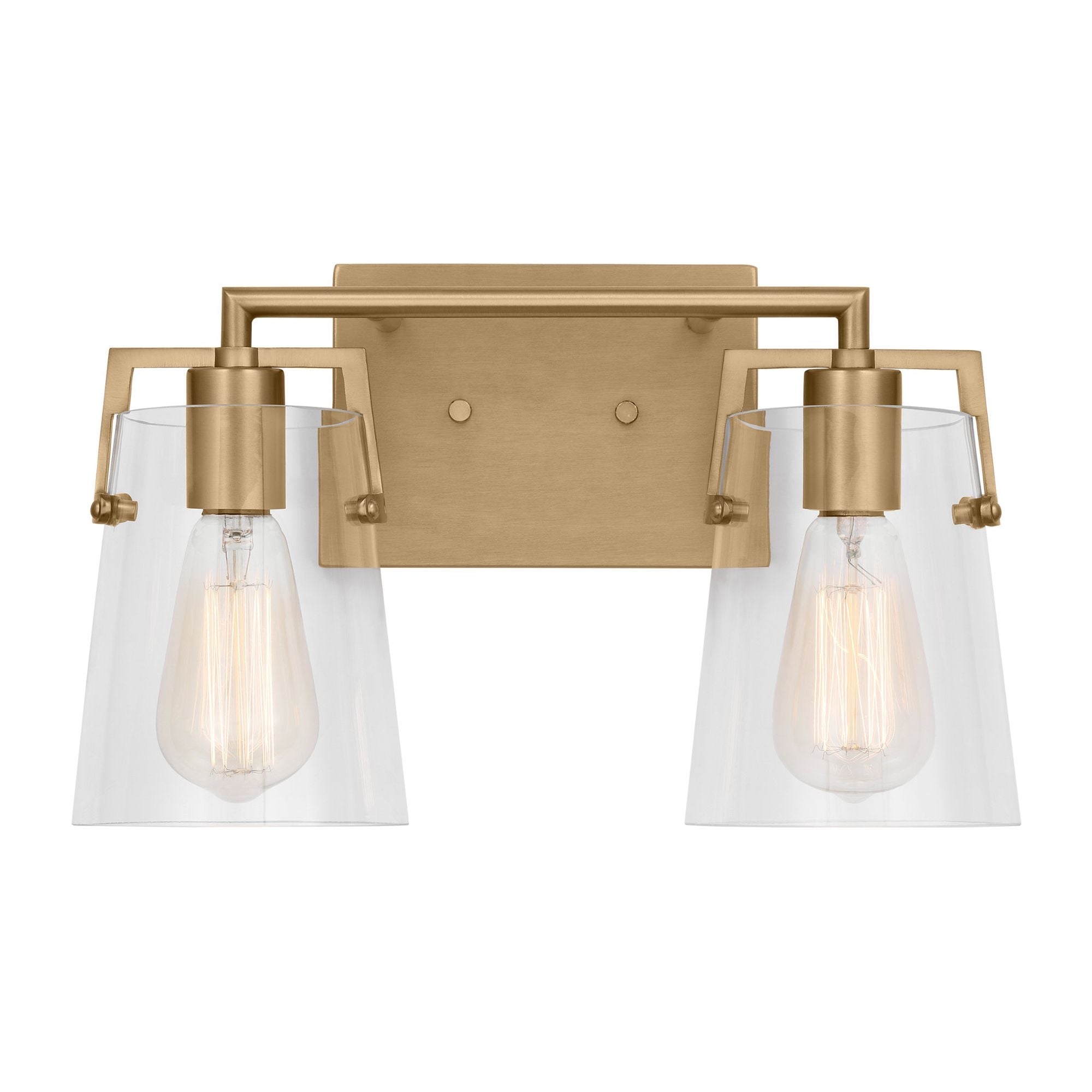 Drew & Jonathan Crofton 2 - Light Bath in Satin Brass