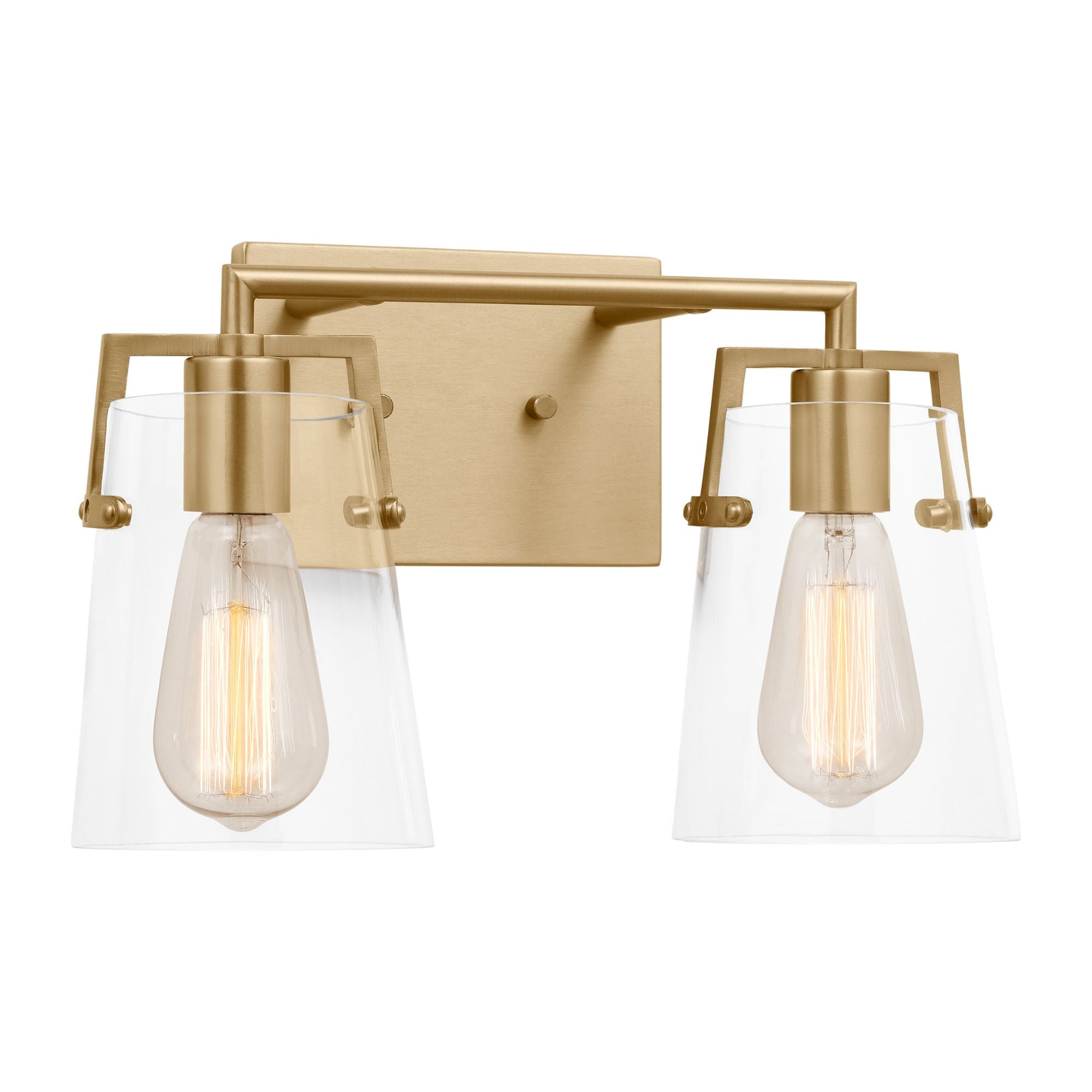 Drew & Jonathan Crofton 2 - Light Bath in Satin Brass