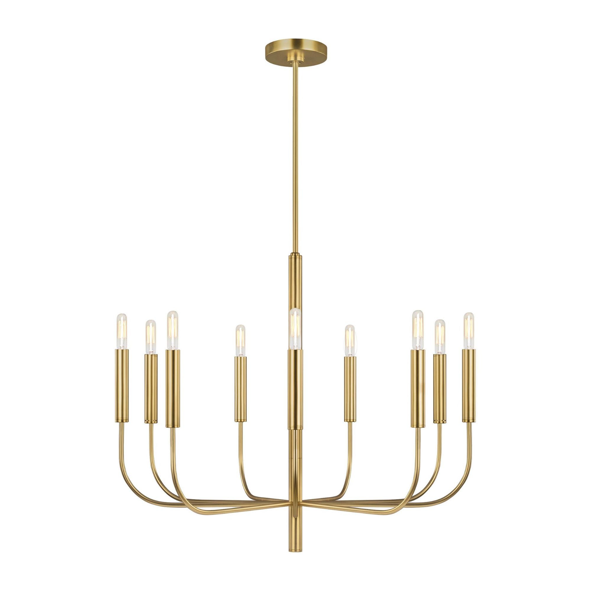 Ellen DeGeneres Brianna Medium Chandelier in Burnished Brass