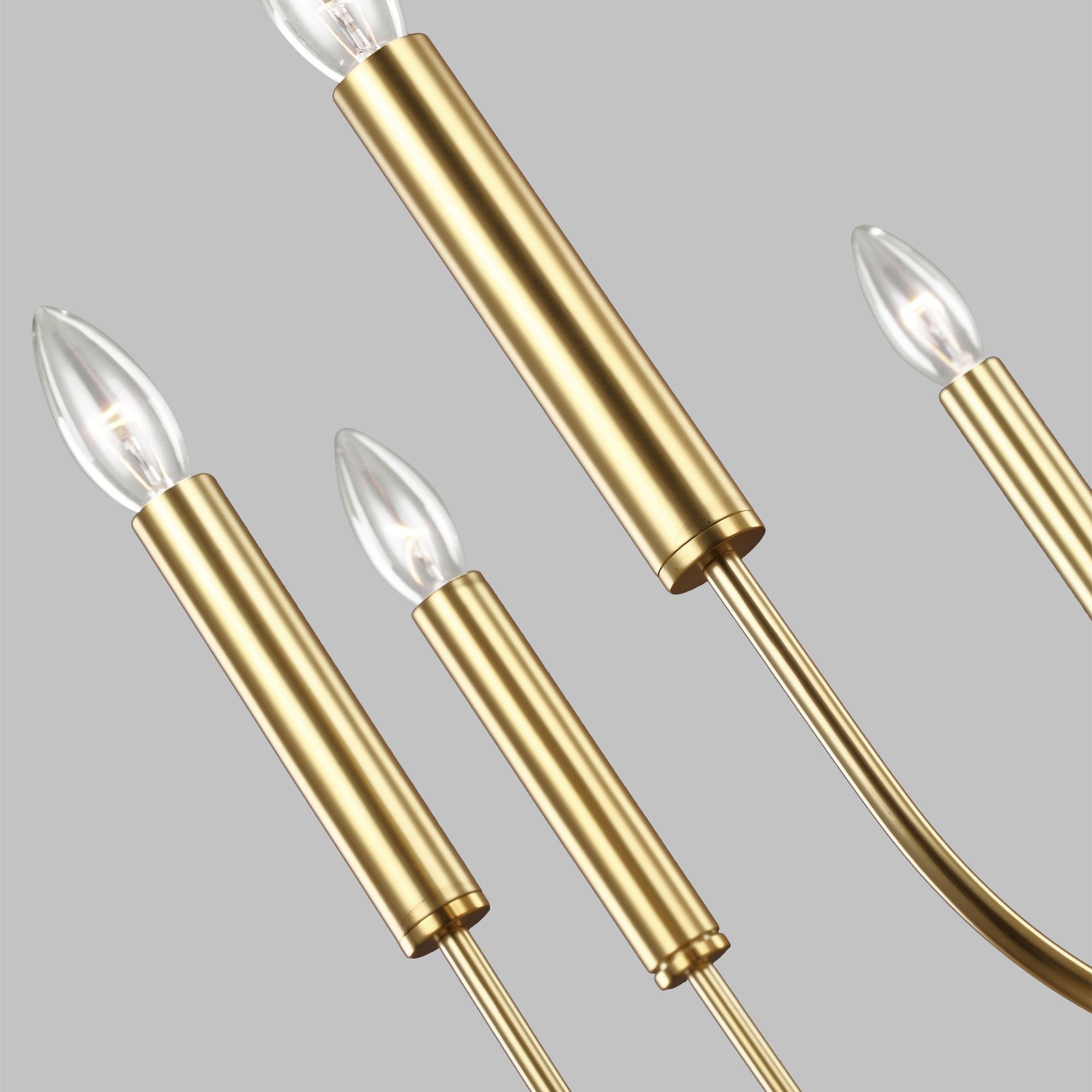 Ellen DeGeneres Brianna Medium Chandelier in Burnished Brass