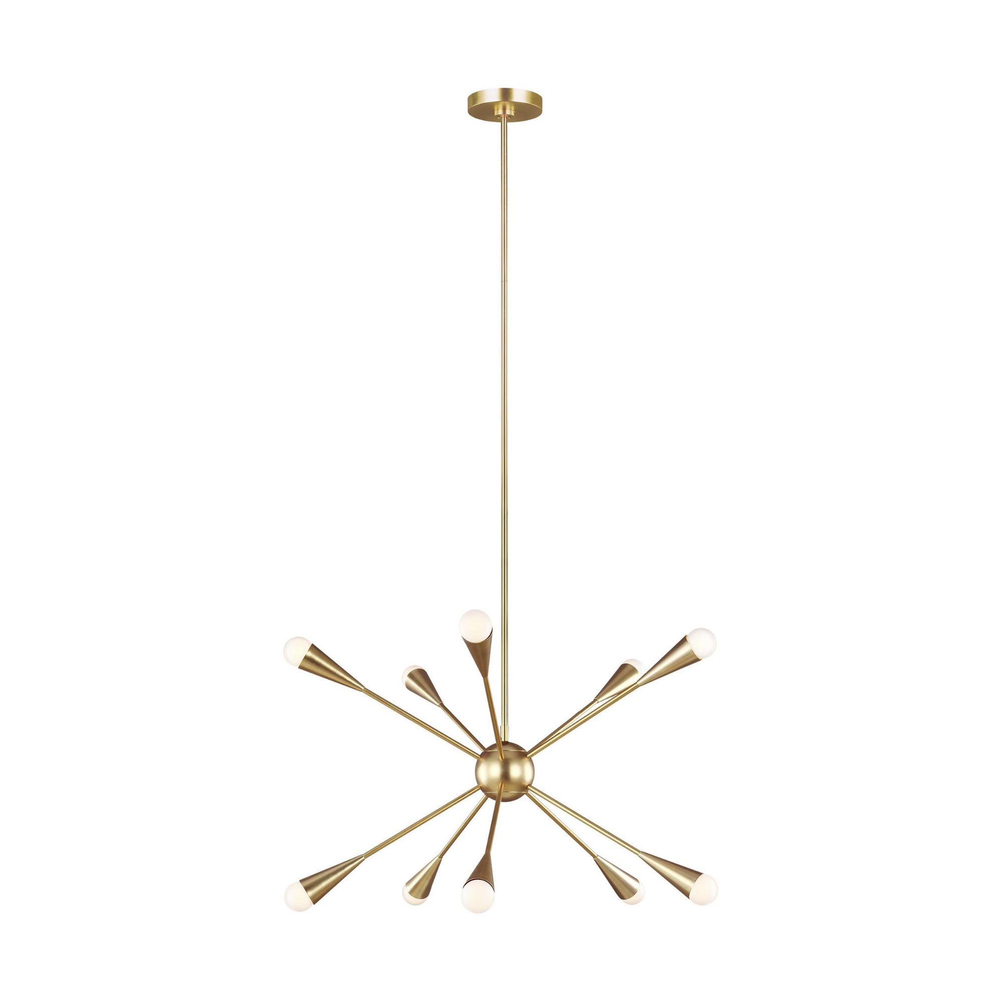 Ellen DeGeneres Jax Medium Chandelier in Burnished Brass