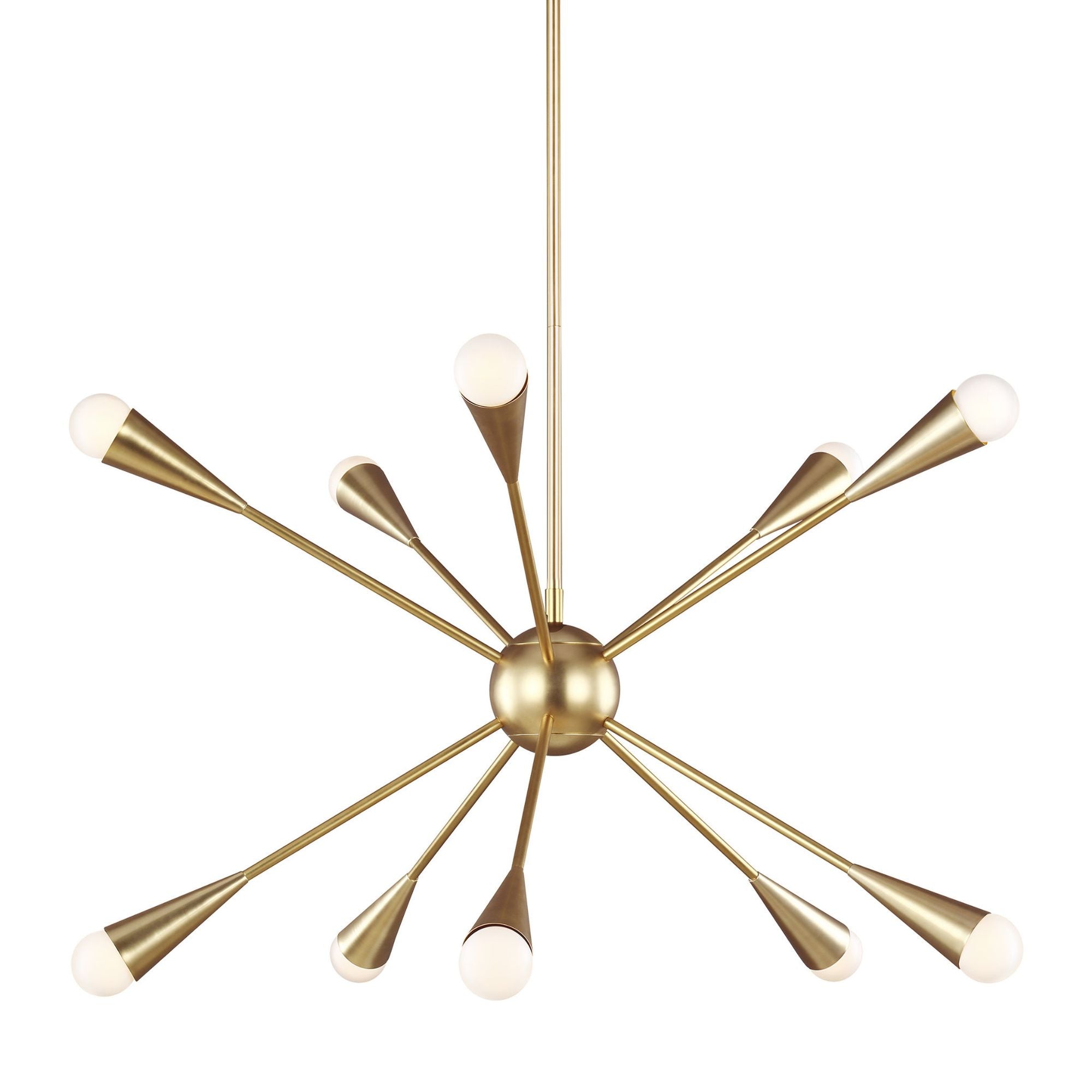 Ellen DeGeneres Jax Medium Chandelier in Burnished Brass