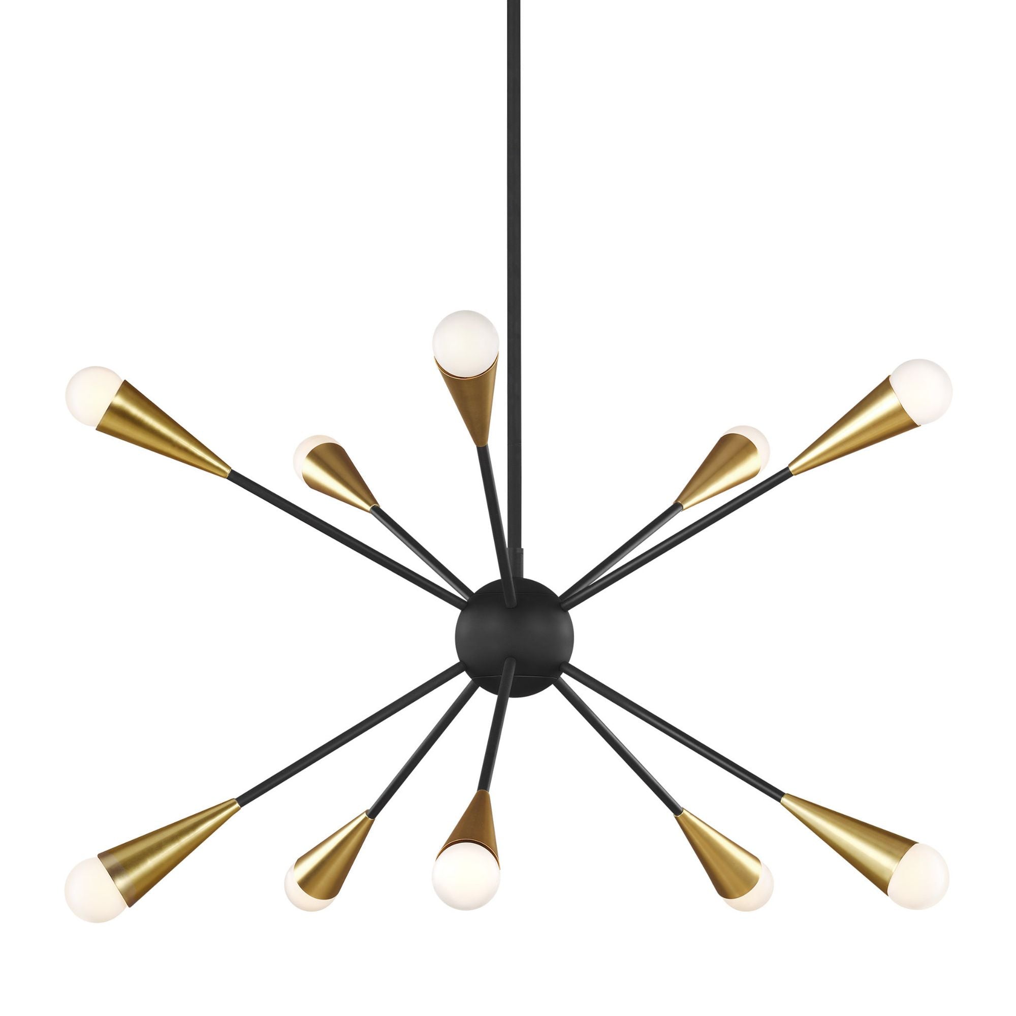 Ellen DeGeneres Jax Medium Chandelier in Midnight Black