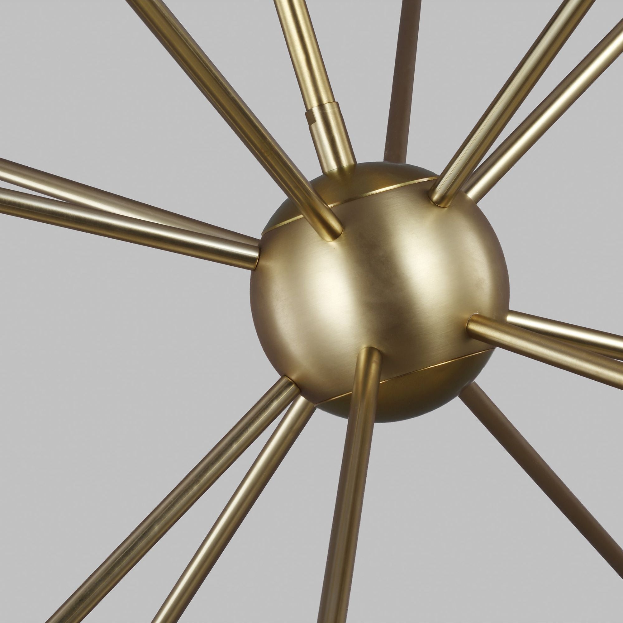 Ellen DeGeneres Jax Large Chandelier in Burnished Brass