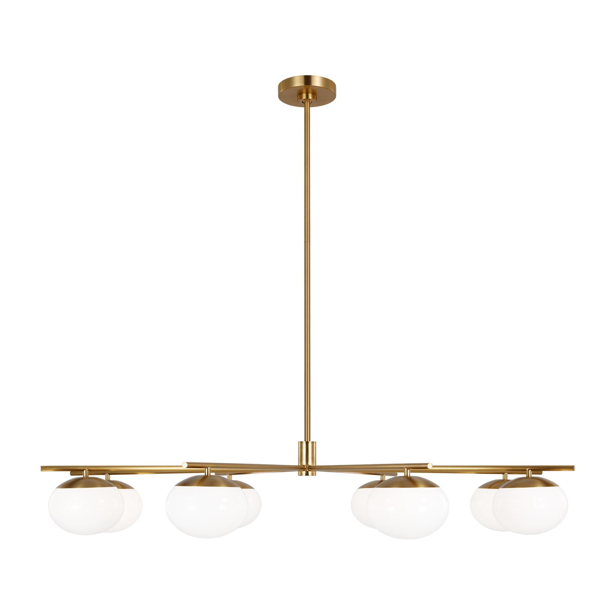 Ellen DeGeneres Lune Extra Large Chandelier in Burnished Brass