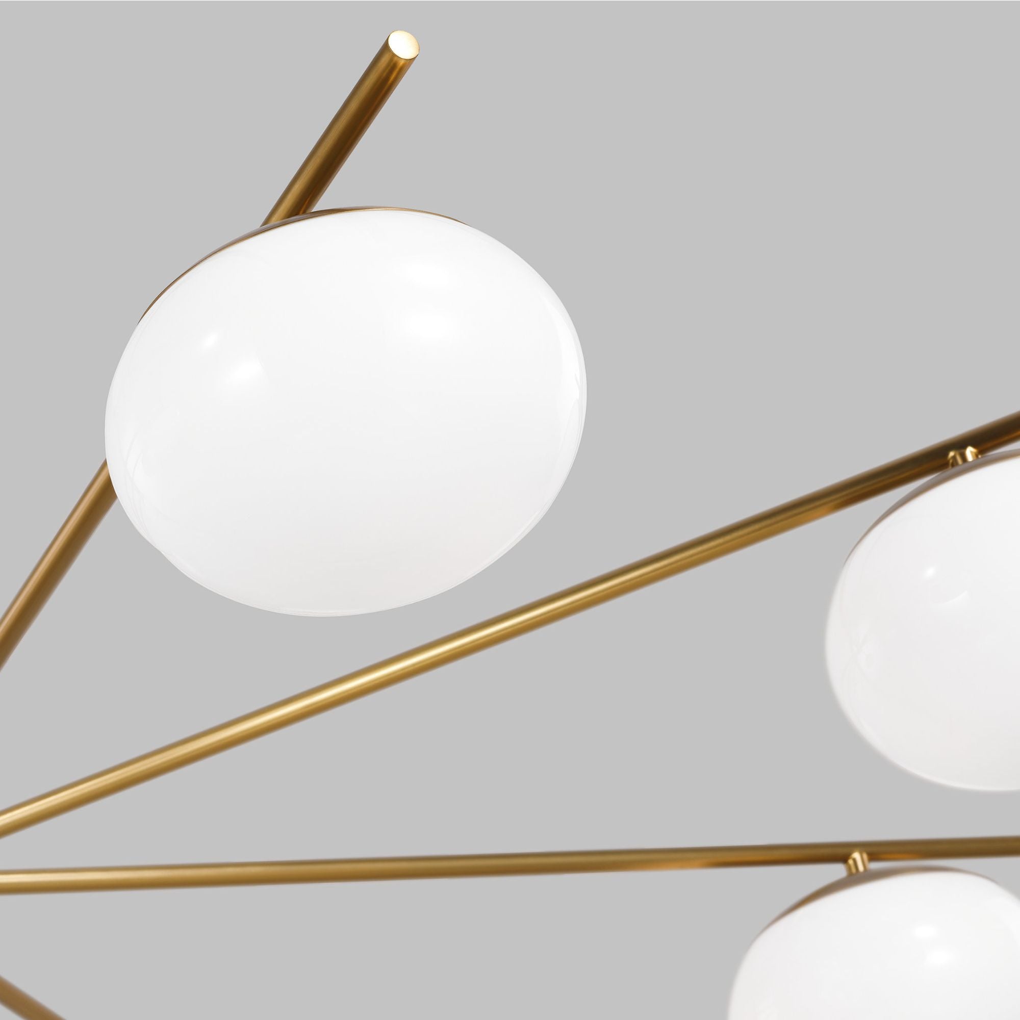 Ellen DeGeneres Lune Extra Large Chandelier in Burnished Brass