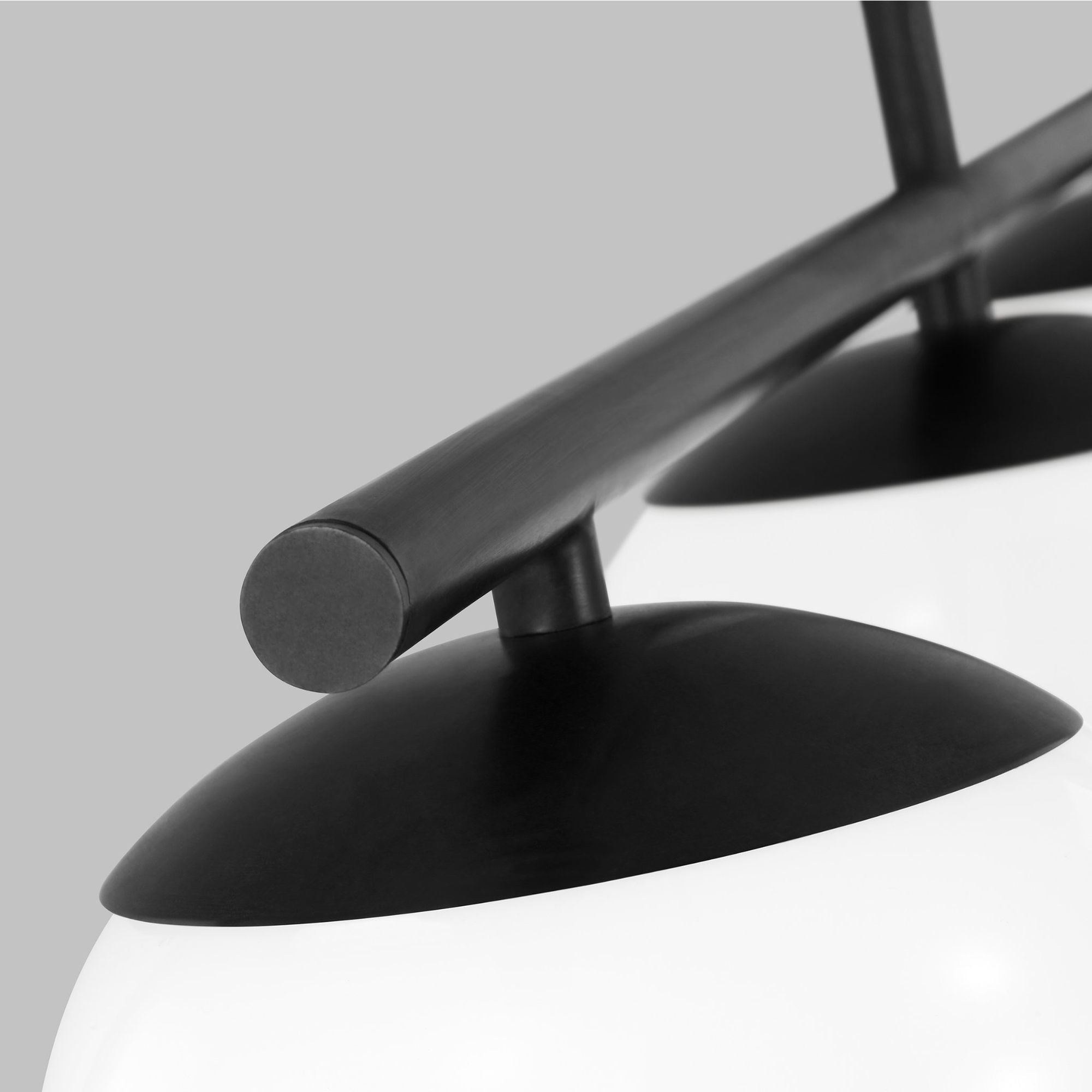 Ellen DeGeneres Lune Large Linear Chandelier in Aged Iron