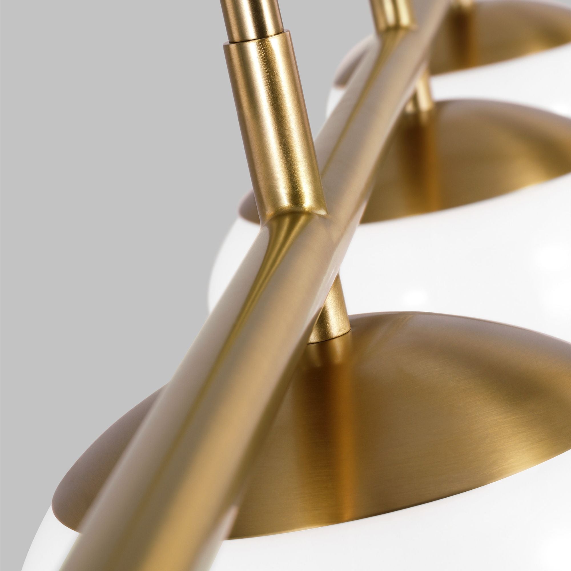 Ellen DeGeneres Lune Large Linear Chandelier in Burnished Brass