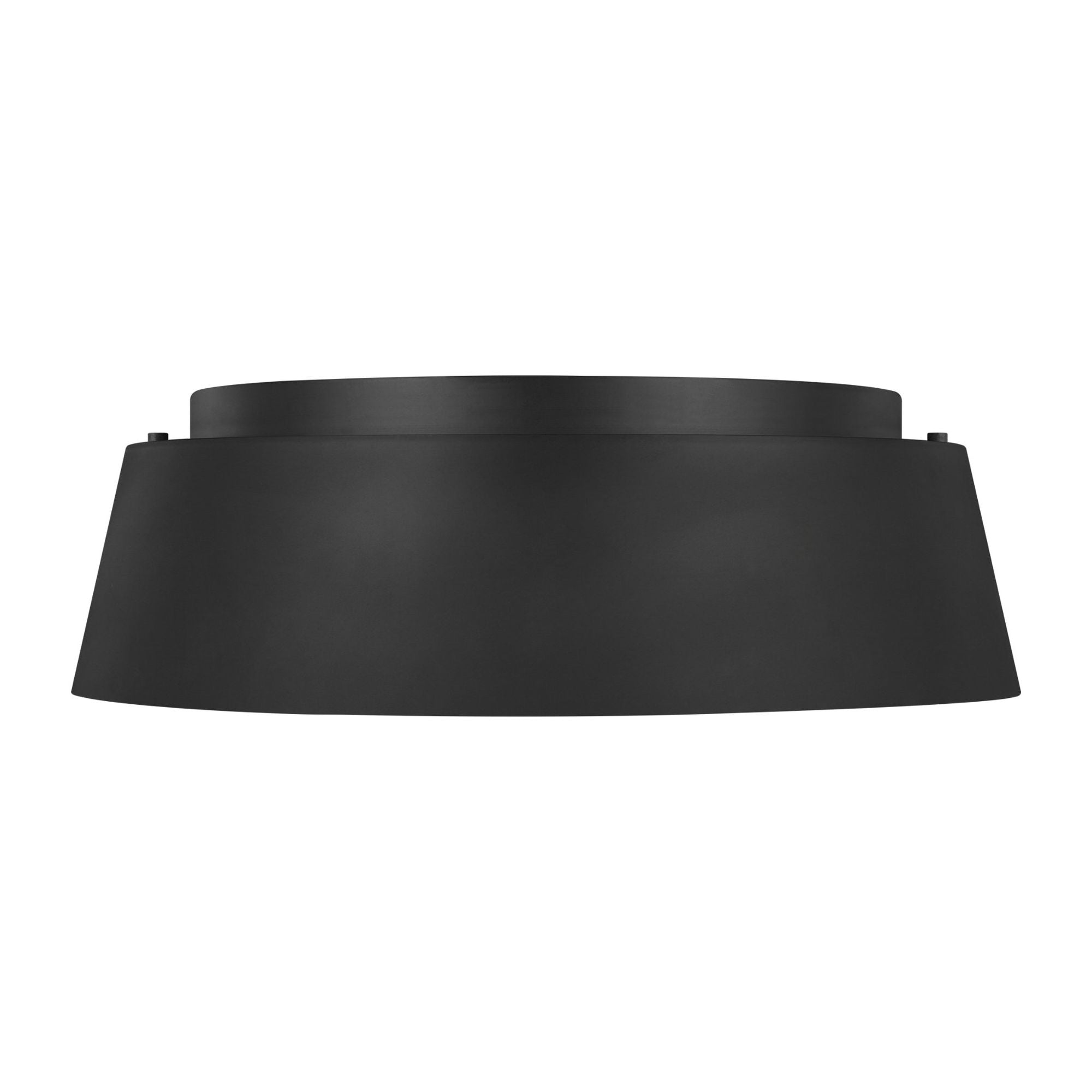 Ellen DeGeneres Asher Medium Flush Mount in Midnight Black