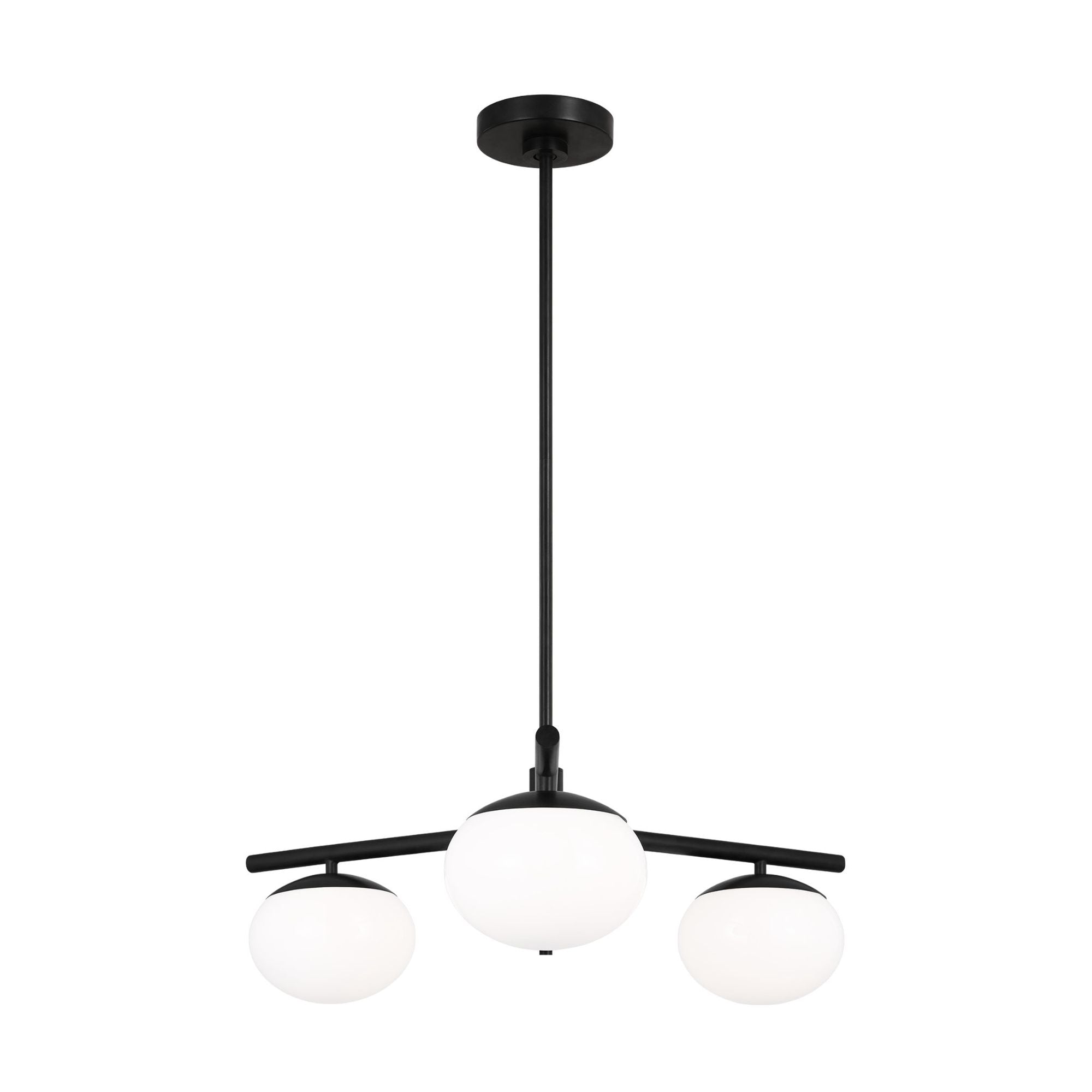 Ellen DeGeneres Lune Semi-Flush Mount in Aged Iron