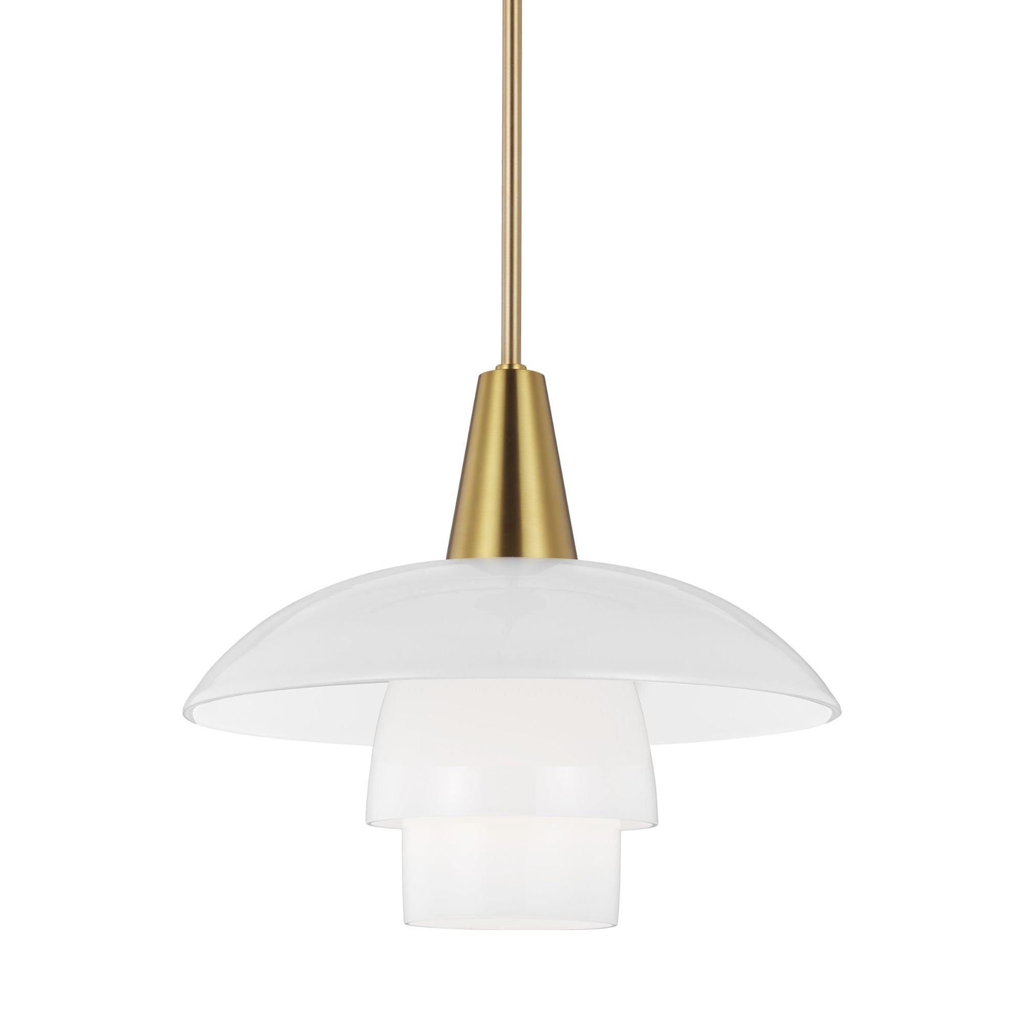 Ellen DeGeneres Rossie Pendant in Burnished Brass