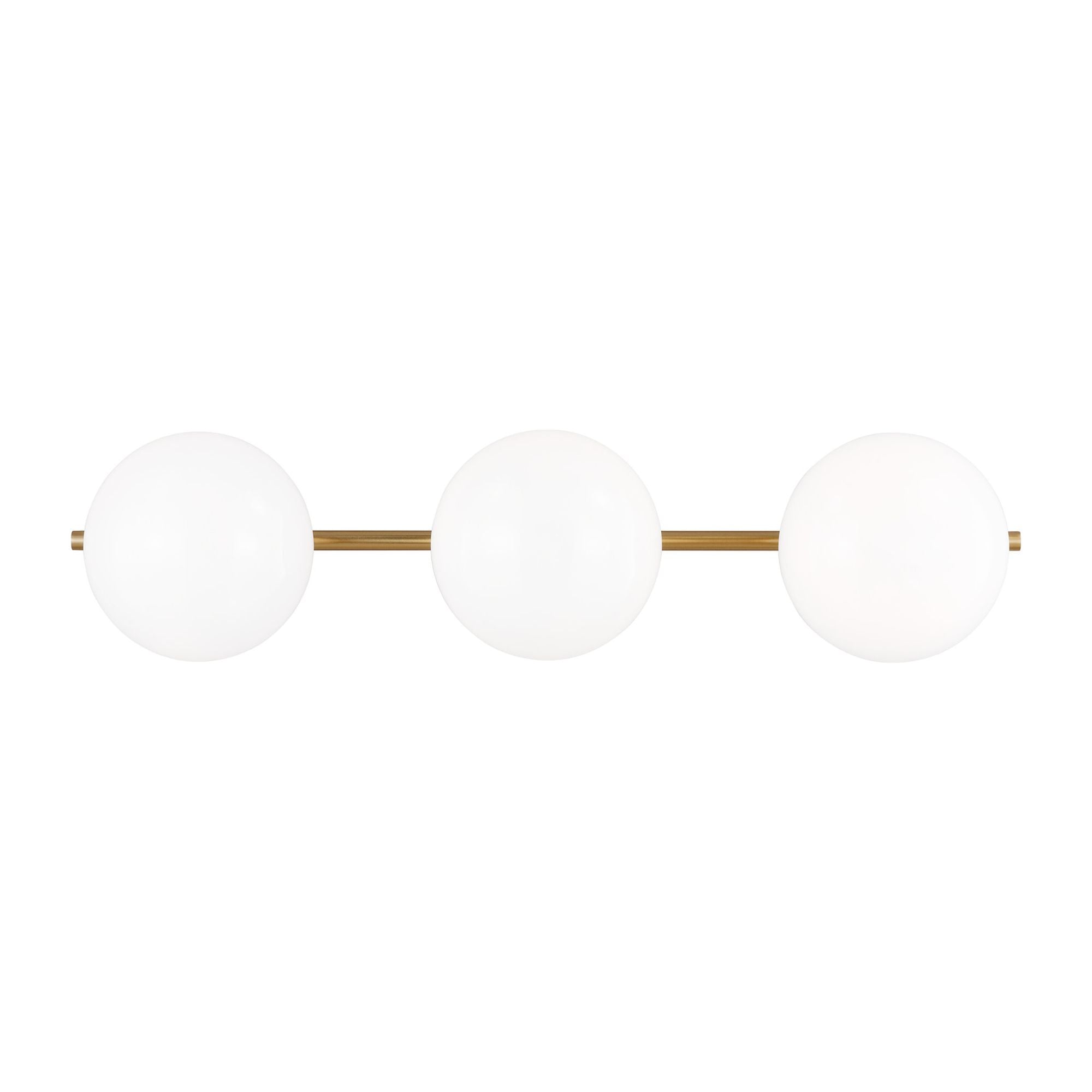 Ellen DeGeneres Lune 3 - Light Vanity in Burnished Brass