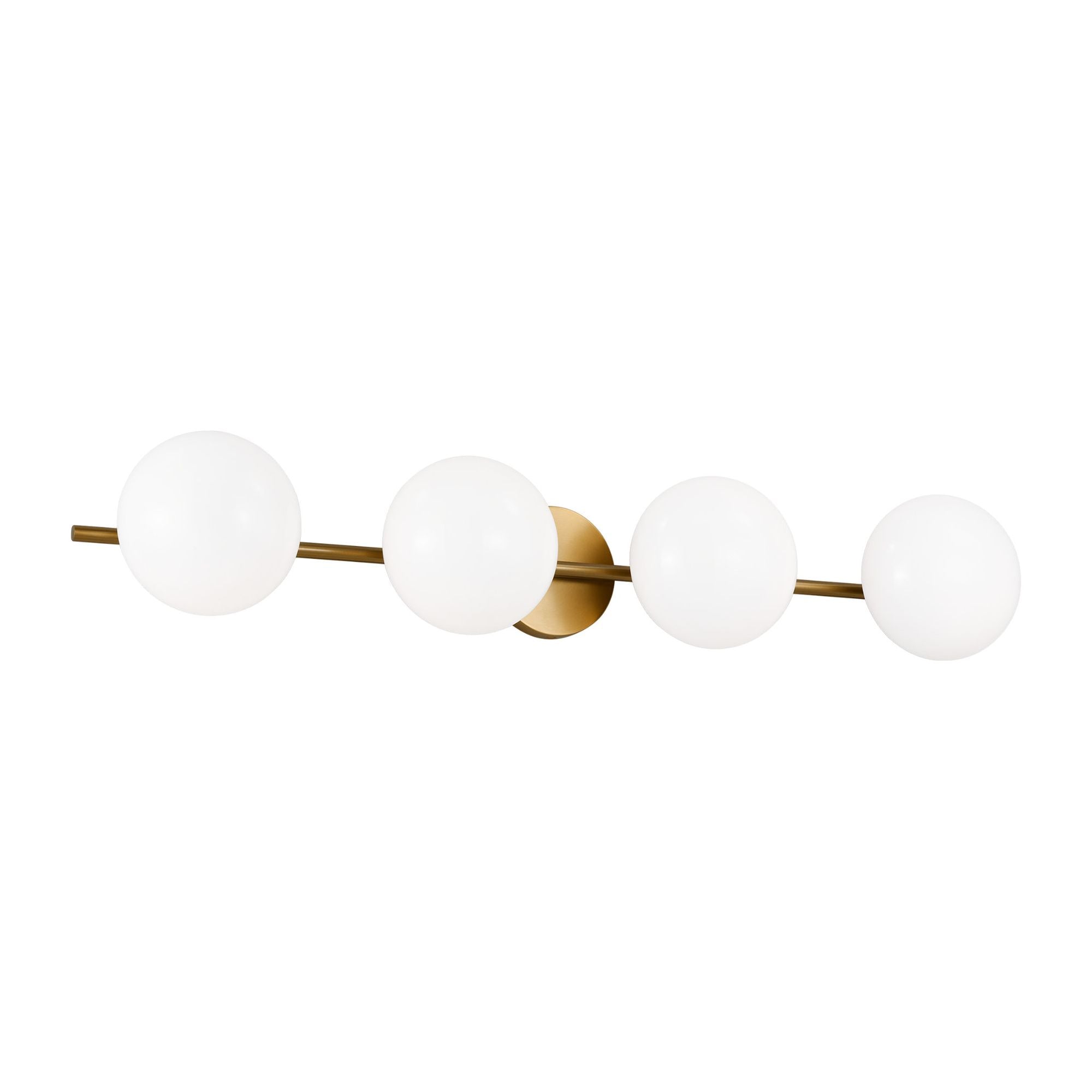 Ellen DeGeneres Lune 4 - Light Vanity in Burnished Brass