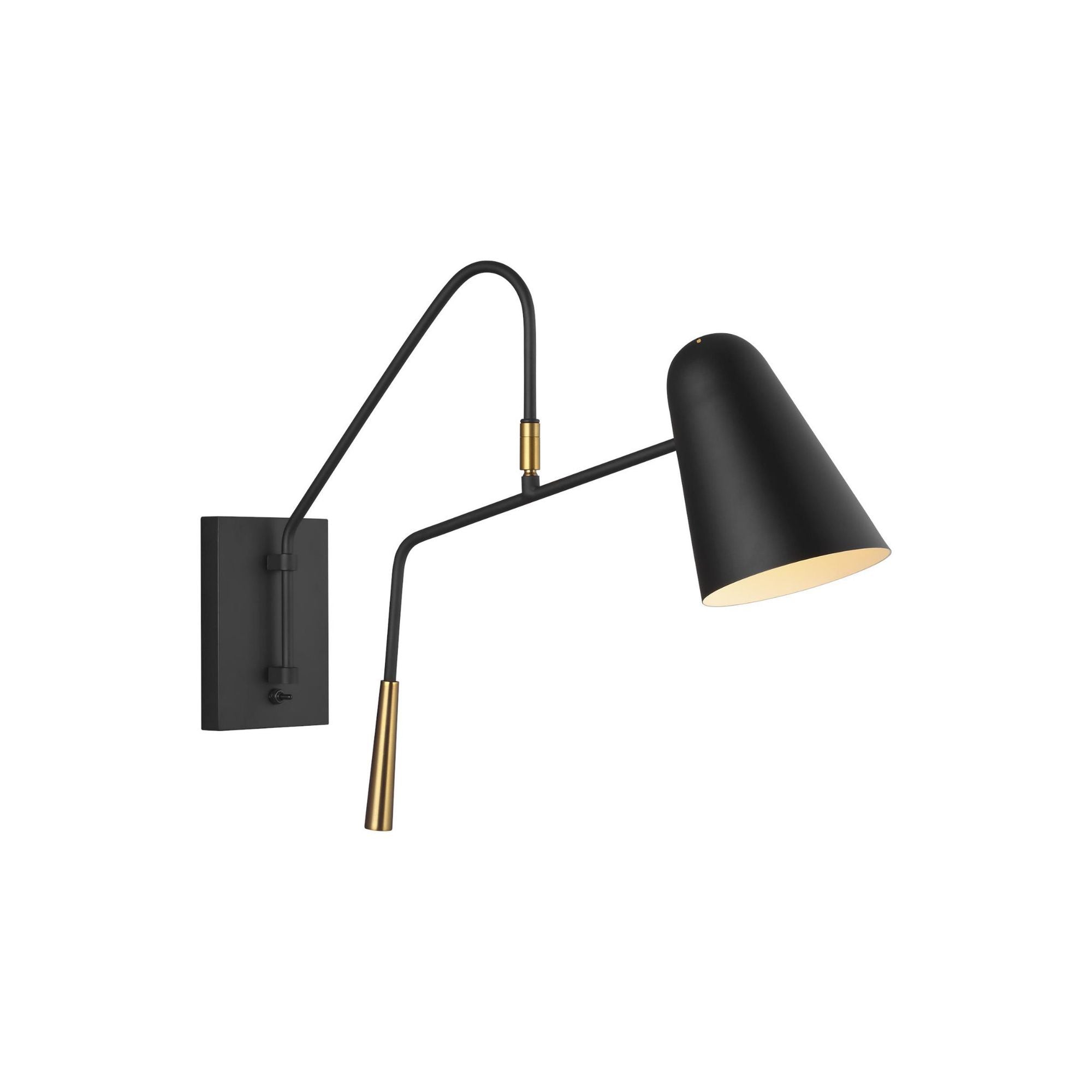 Ellen DeGeneres Simon Task Sconce in Midnight Black