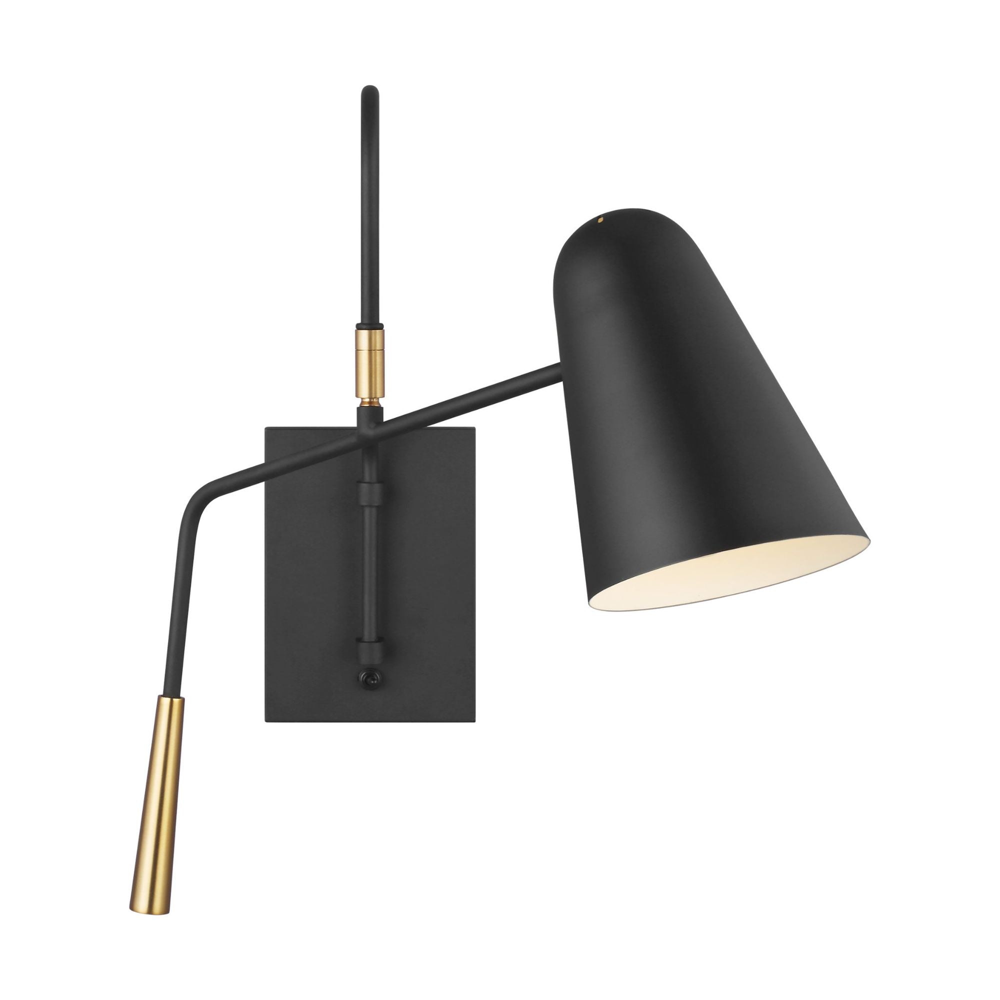 Ellen DeGeneres Simon Task Sconce in Midnight Black