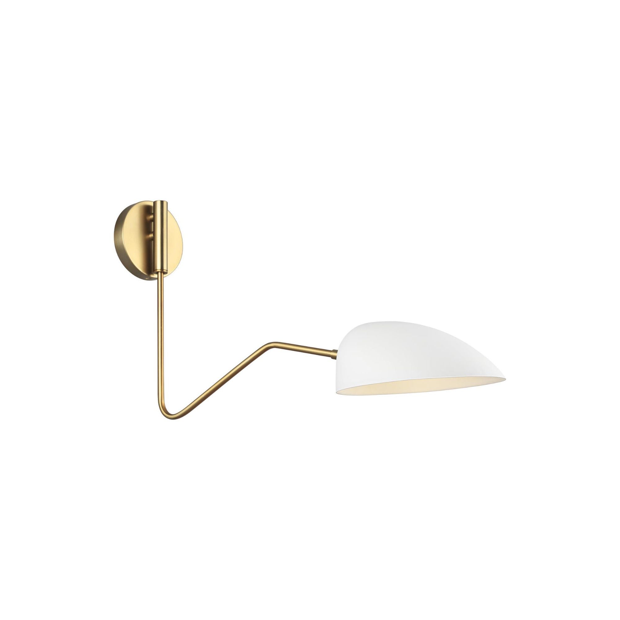 Ellen DeGeneres Jane Task Sconce in Matte White